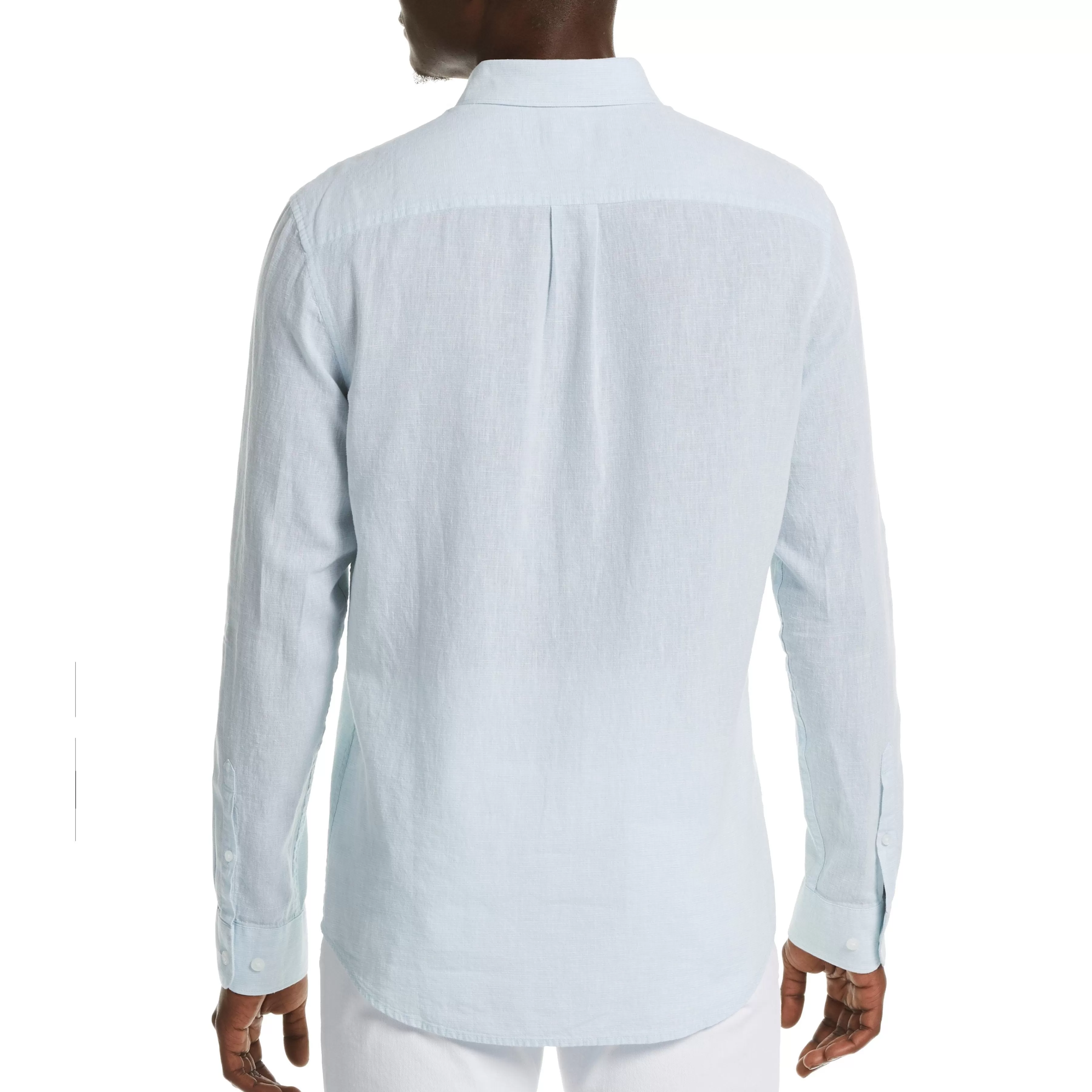 Online Feeder Stripe Linen Shirt Men Shirts