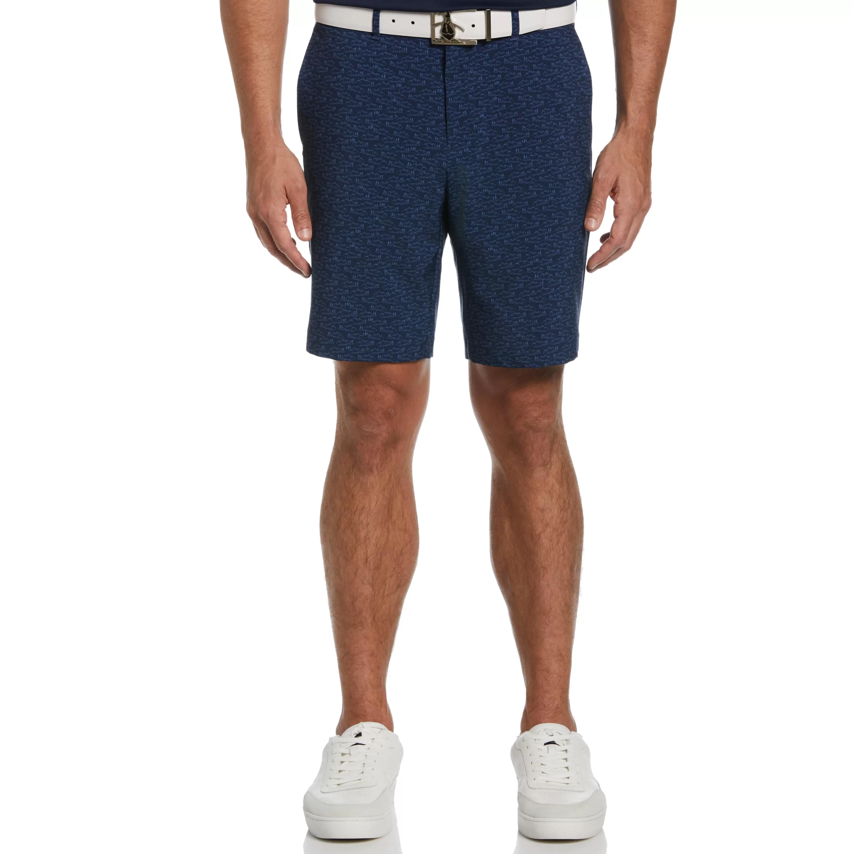 Store Flat Front Hiking Print Golf Short Men Shorts