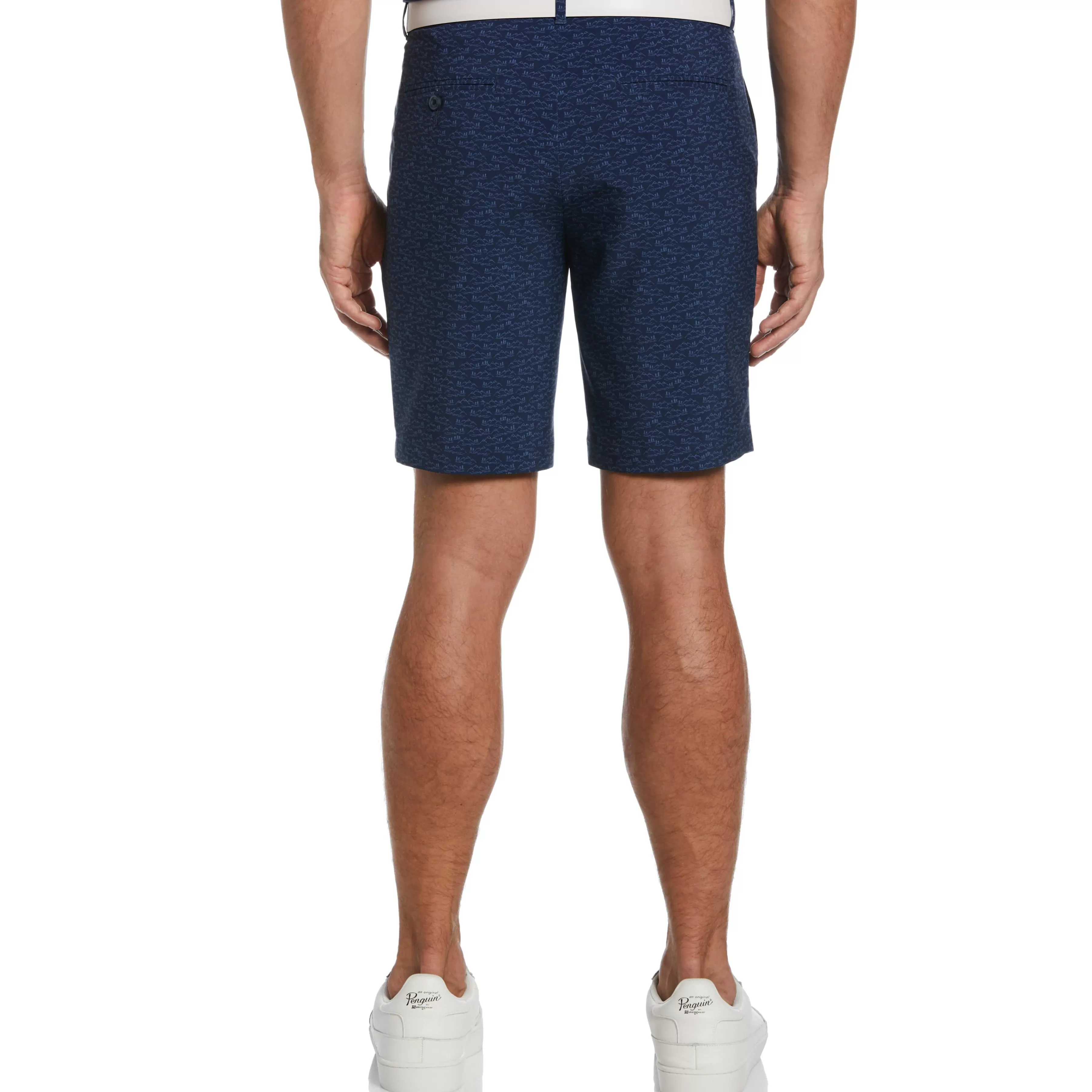 Store Flat Front Hiking Print Golf Short Men Shorts