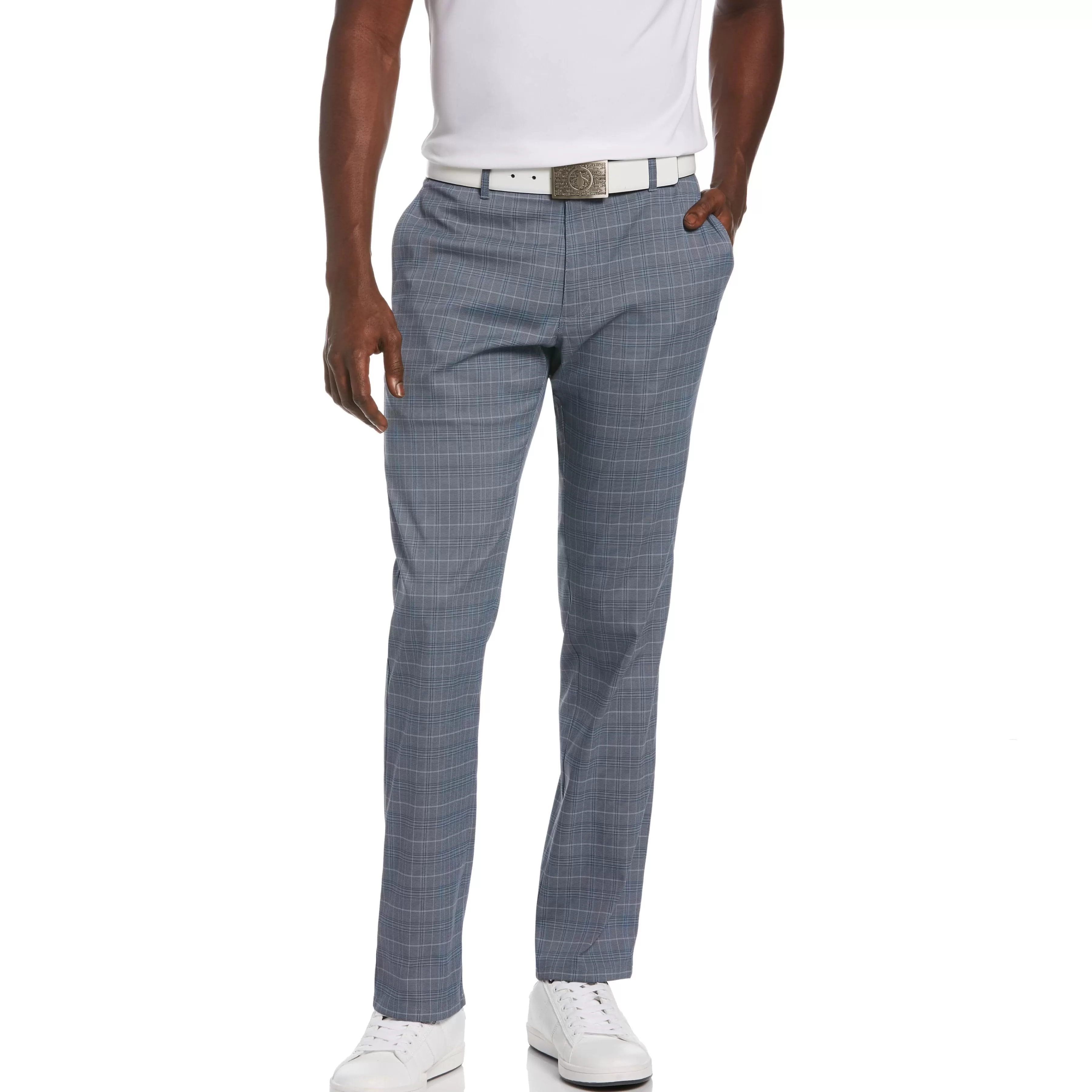 Shop Flat Front Roadmap Plaid Golf Pant Men Pants