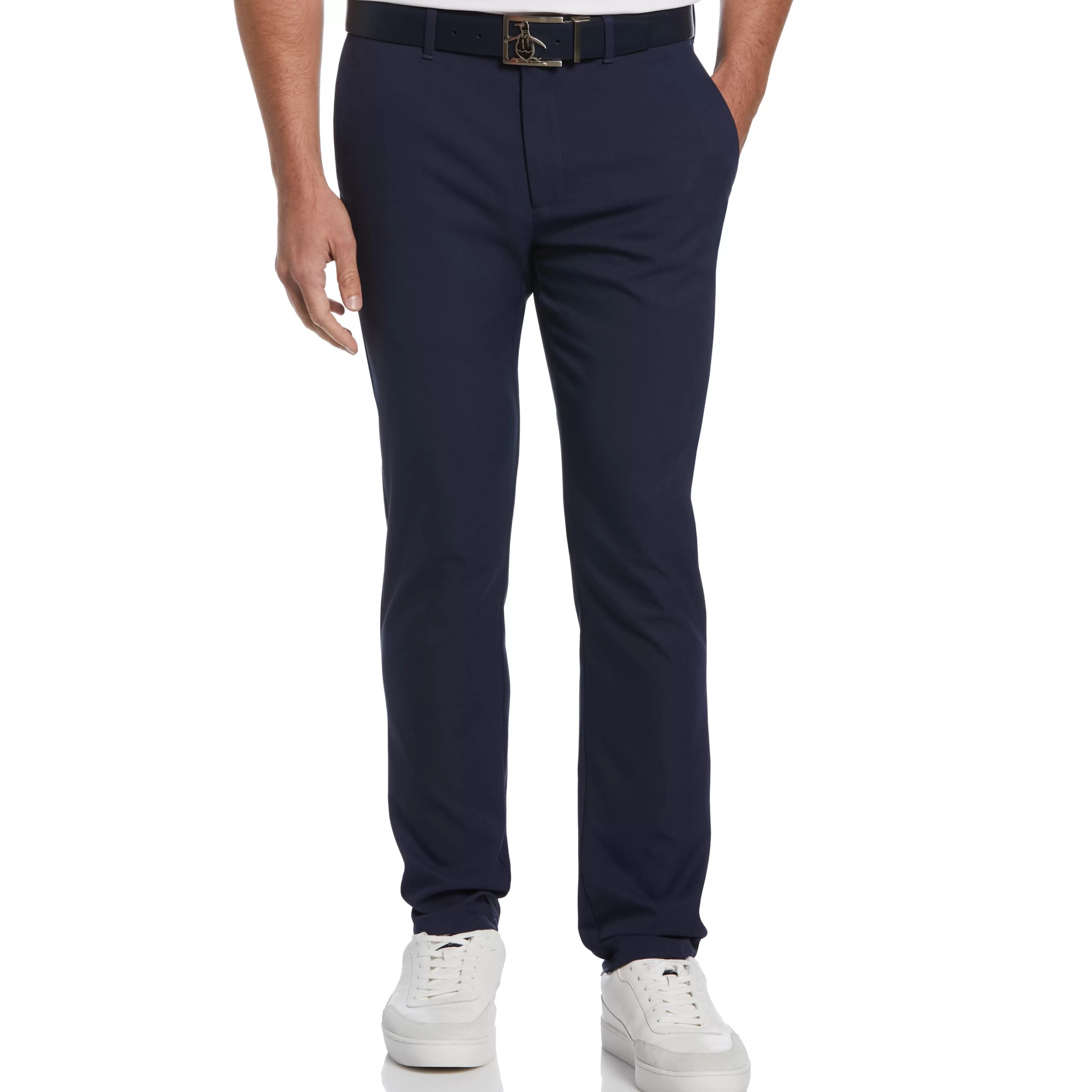 New Flat Front Solid Golf Pant Men Pants
