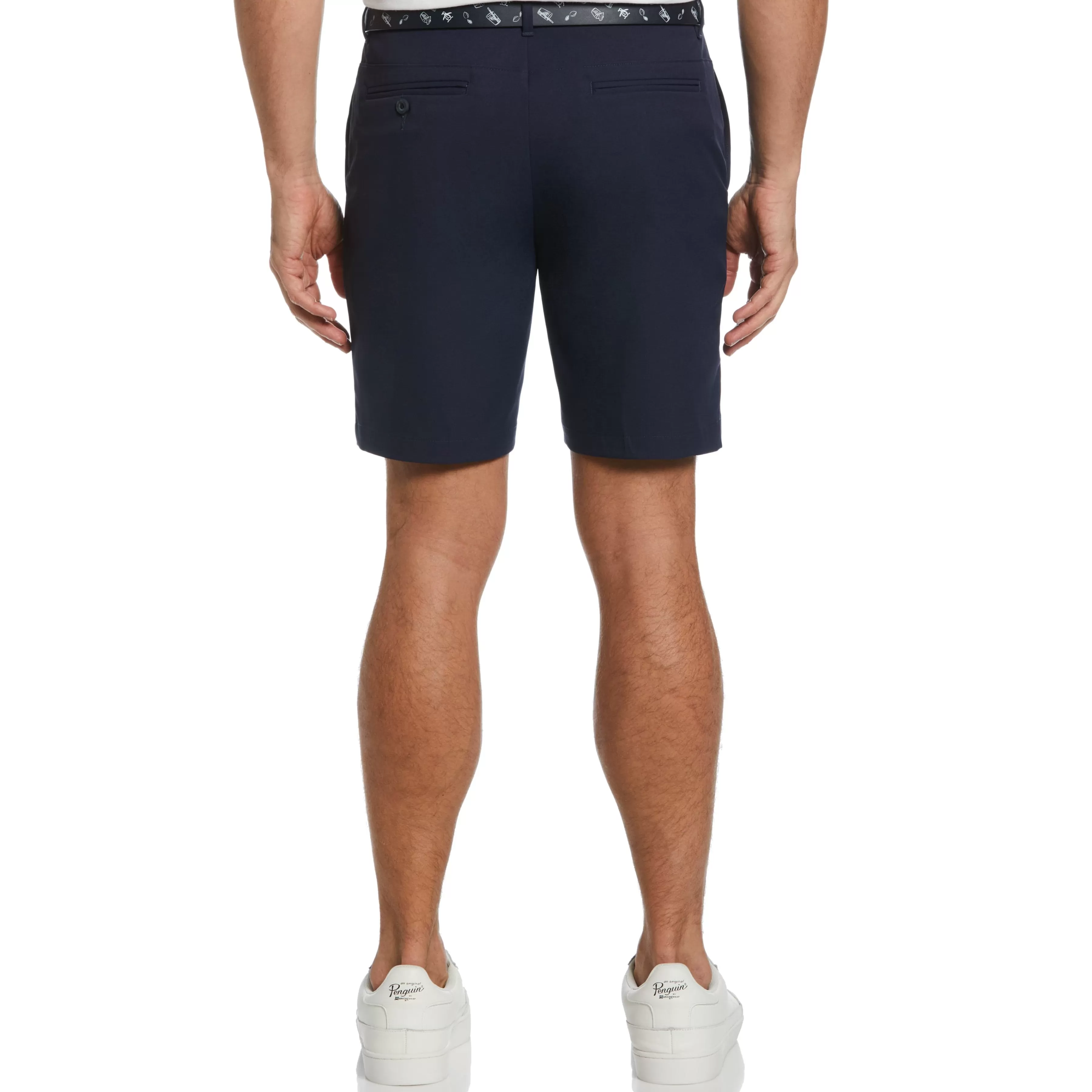 Clearance Flat Front Solid Golf Short Men Shorts
