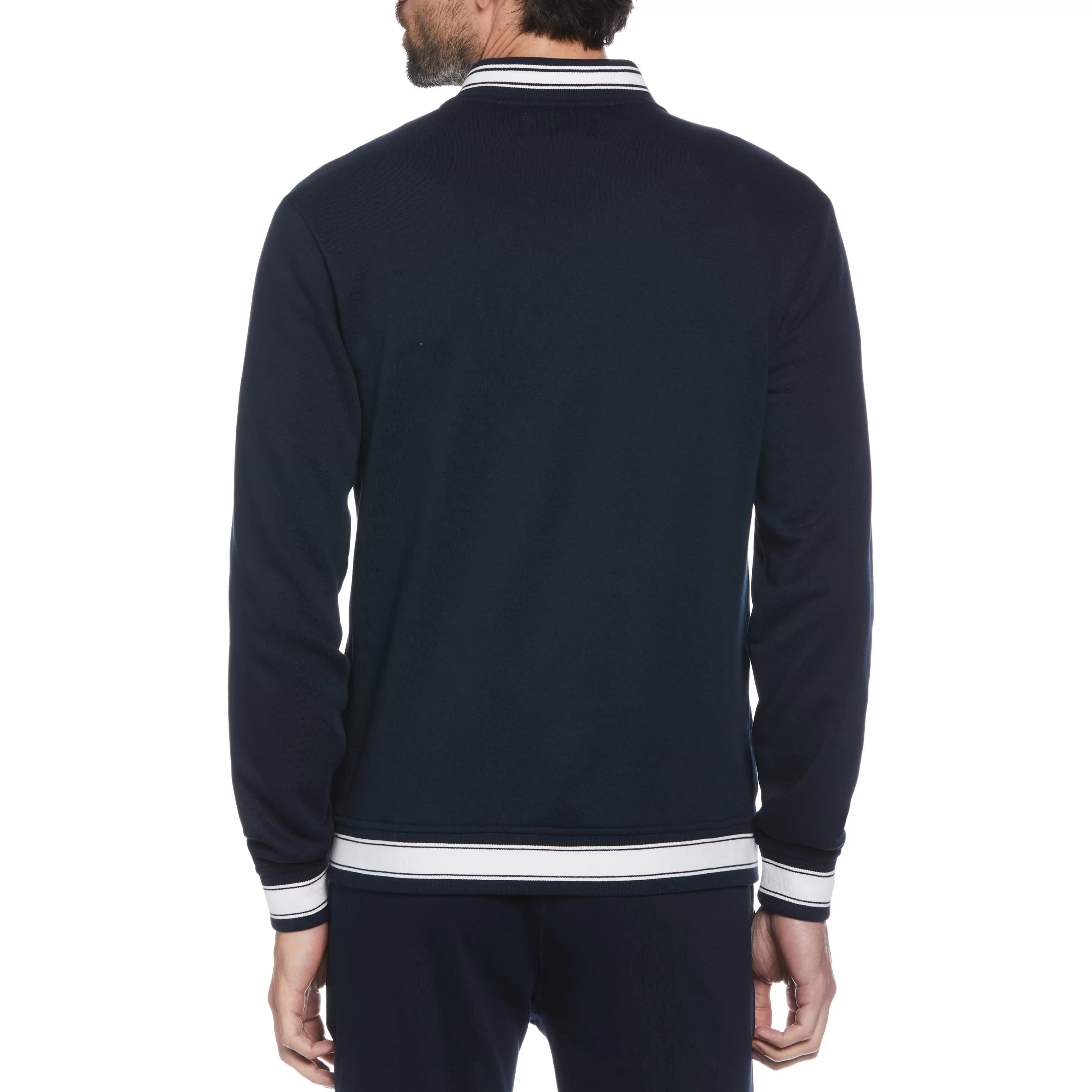 Cheap Fleece Collegiate Track Jacket Men Jackets & Vests