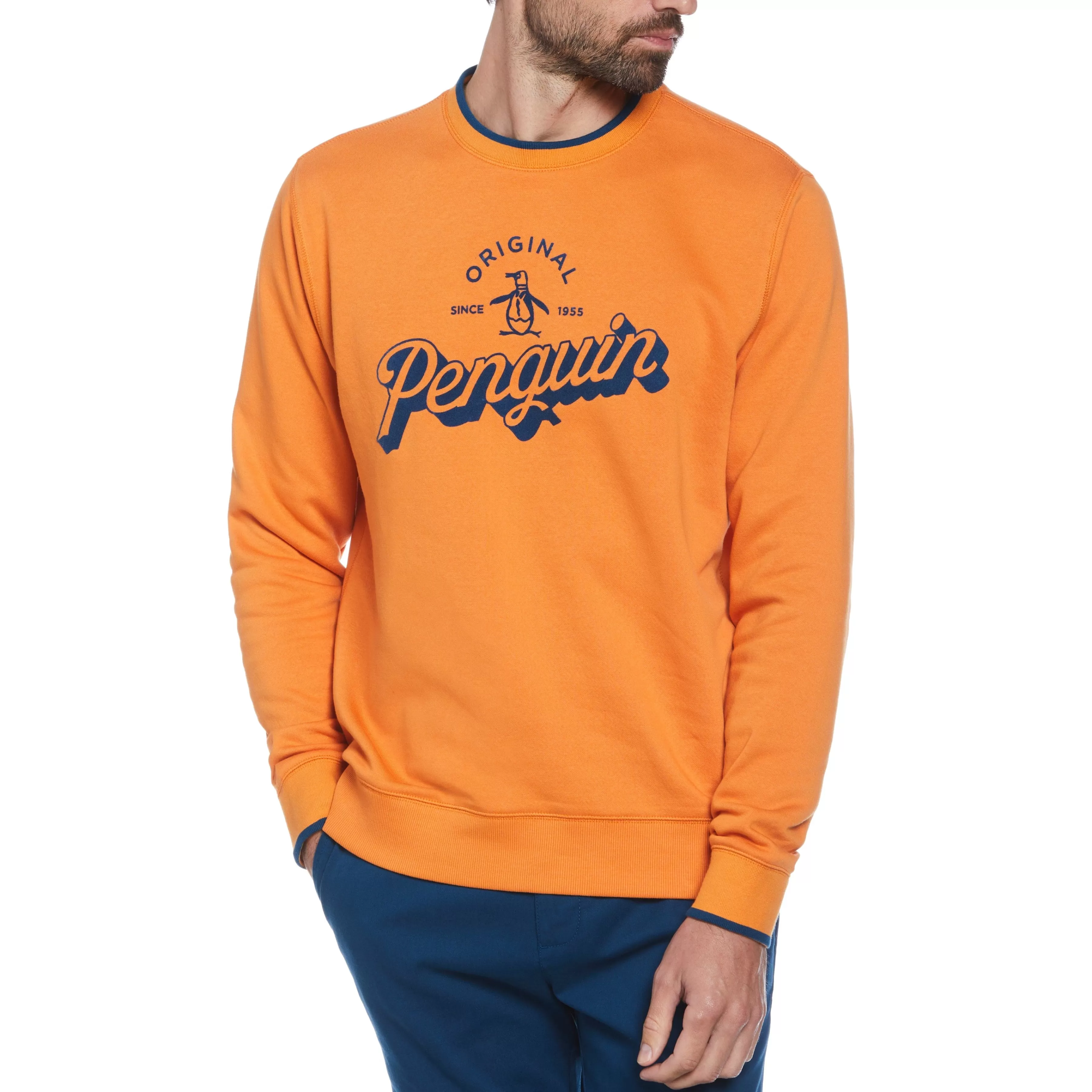 Cheap Fleece Crew Neck Logo Sweatshirt Men Hoodies & Sweatshirts