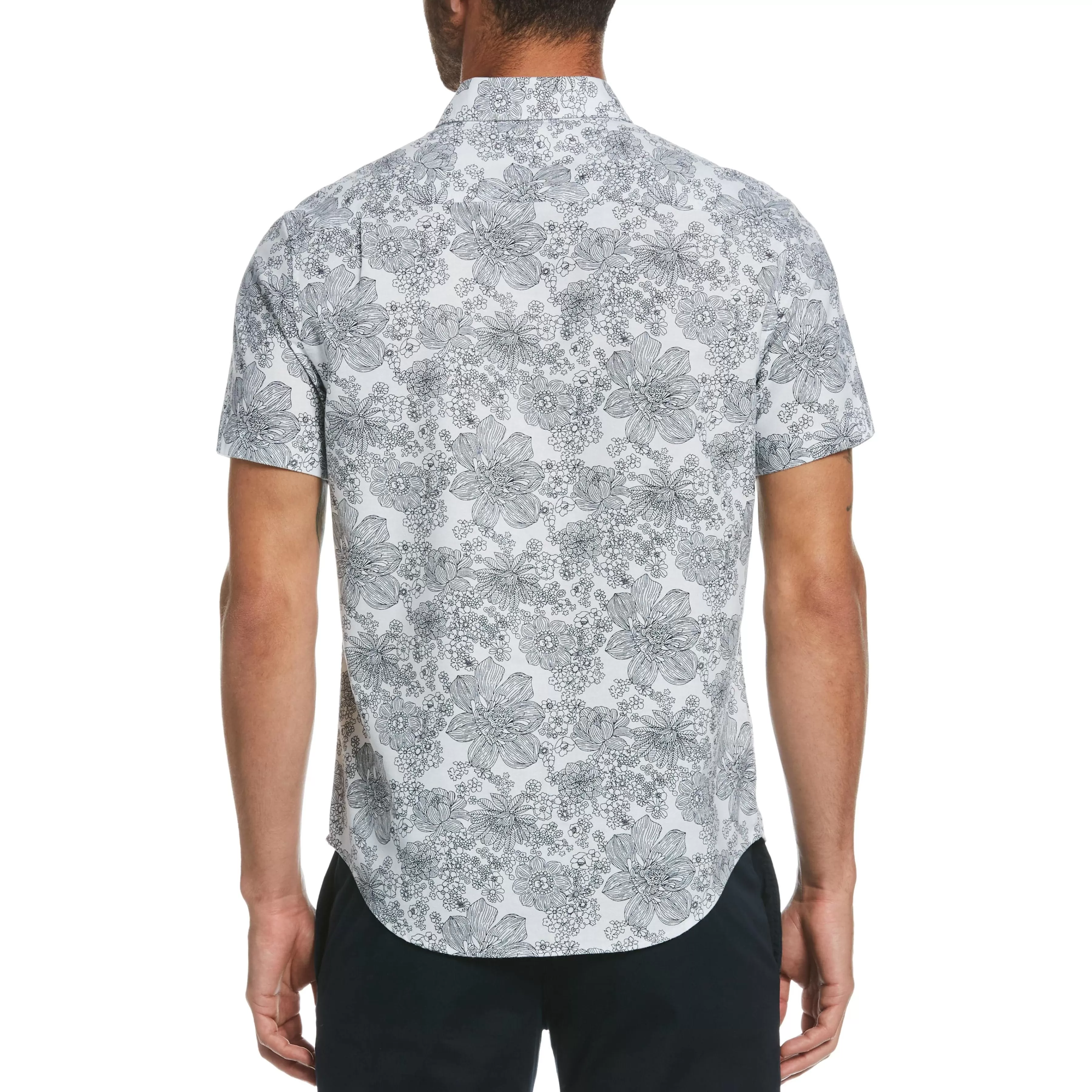 Discount Floral Print Shirt Men Shirts