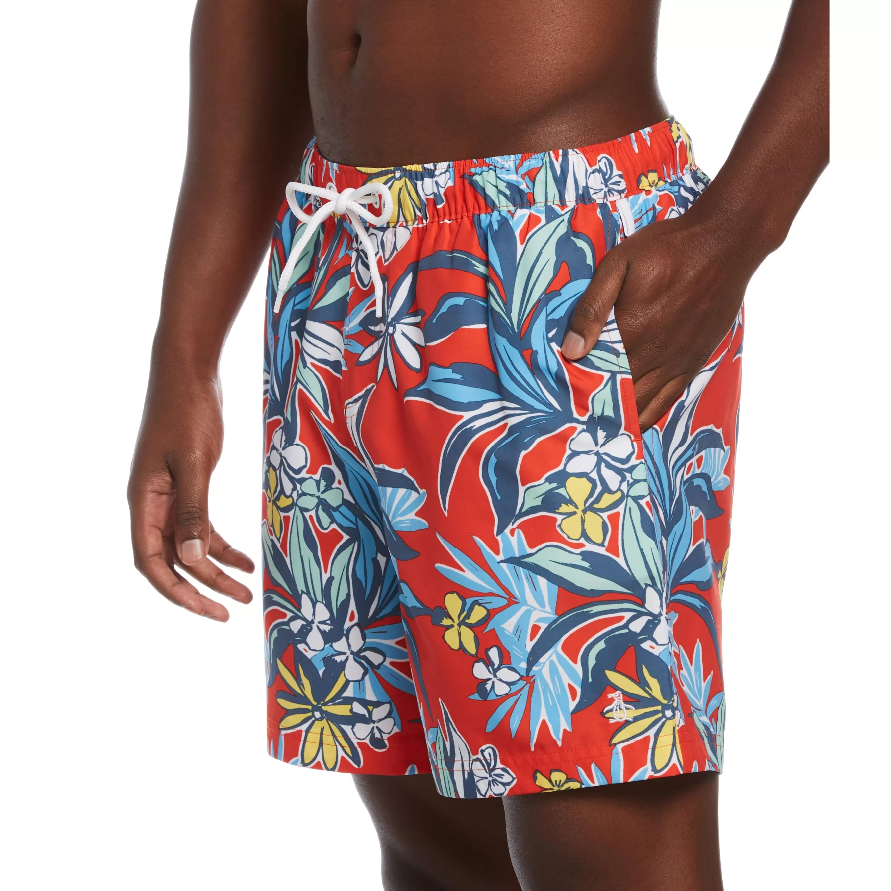 Flash Sale Floral Print Swim Short Men Swim