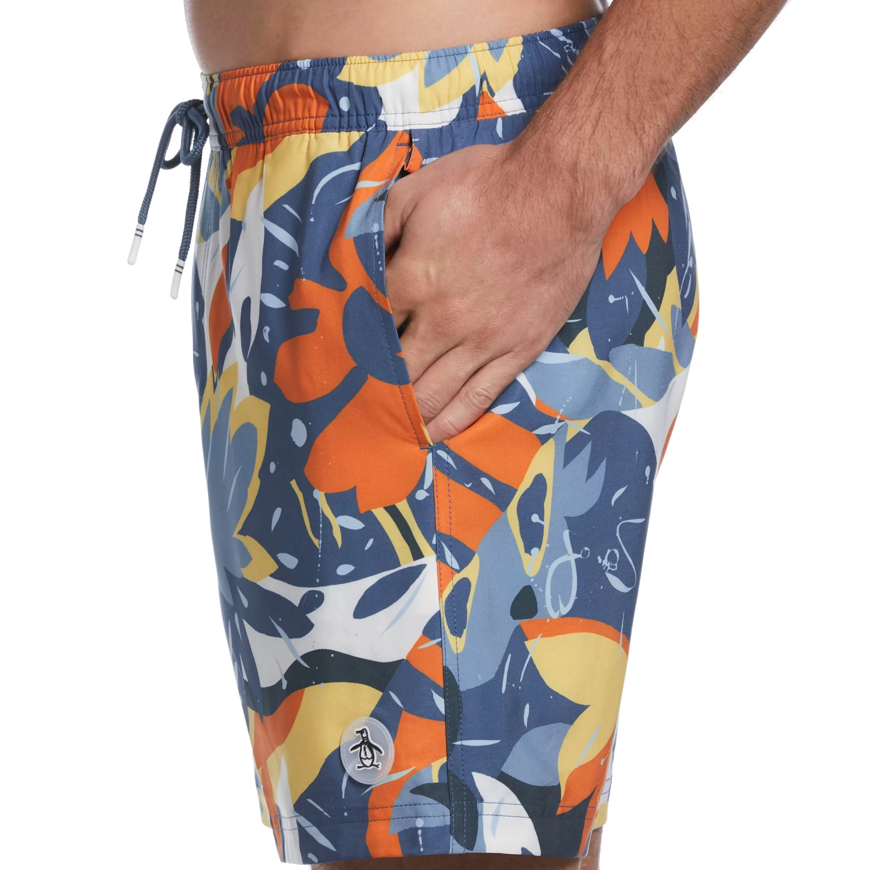 New Floral Print Swim Short Men Swim