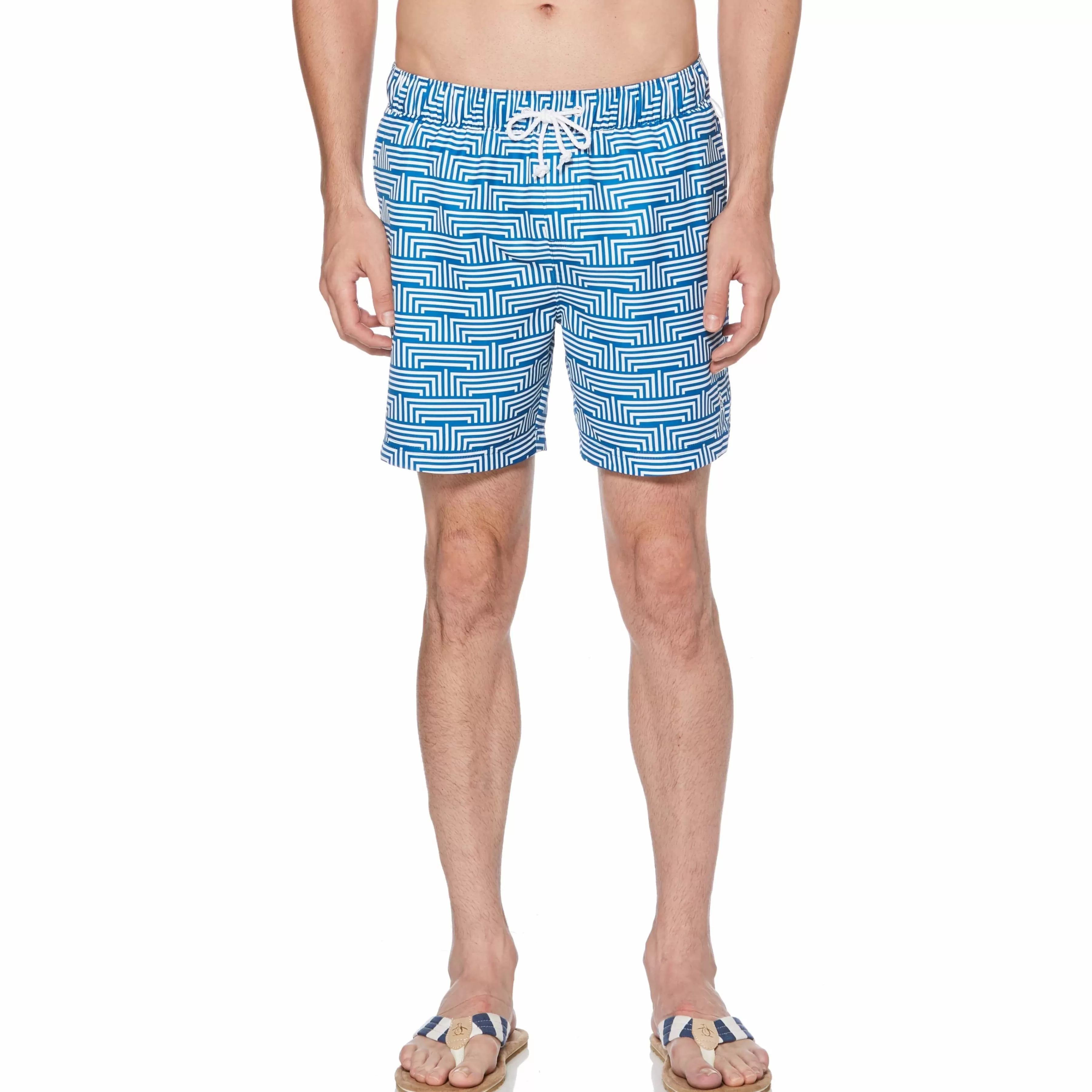 New Funky Geo Print Swim Short Men Swim