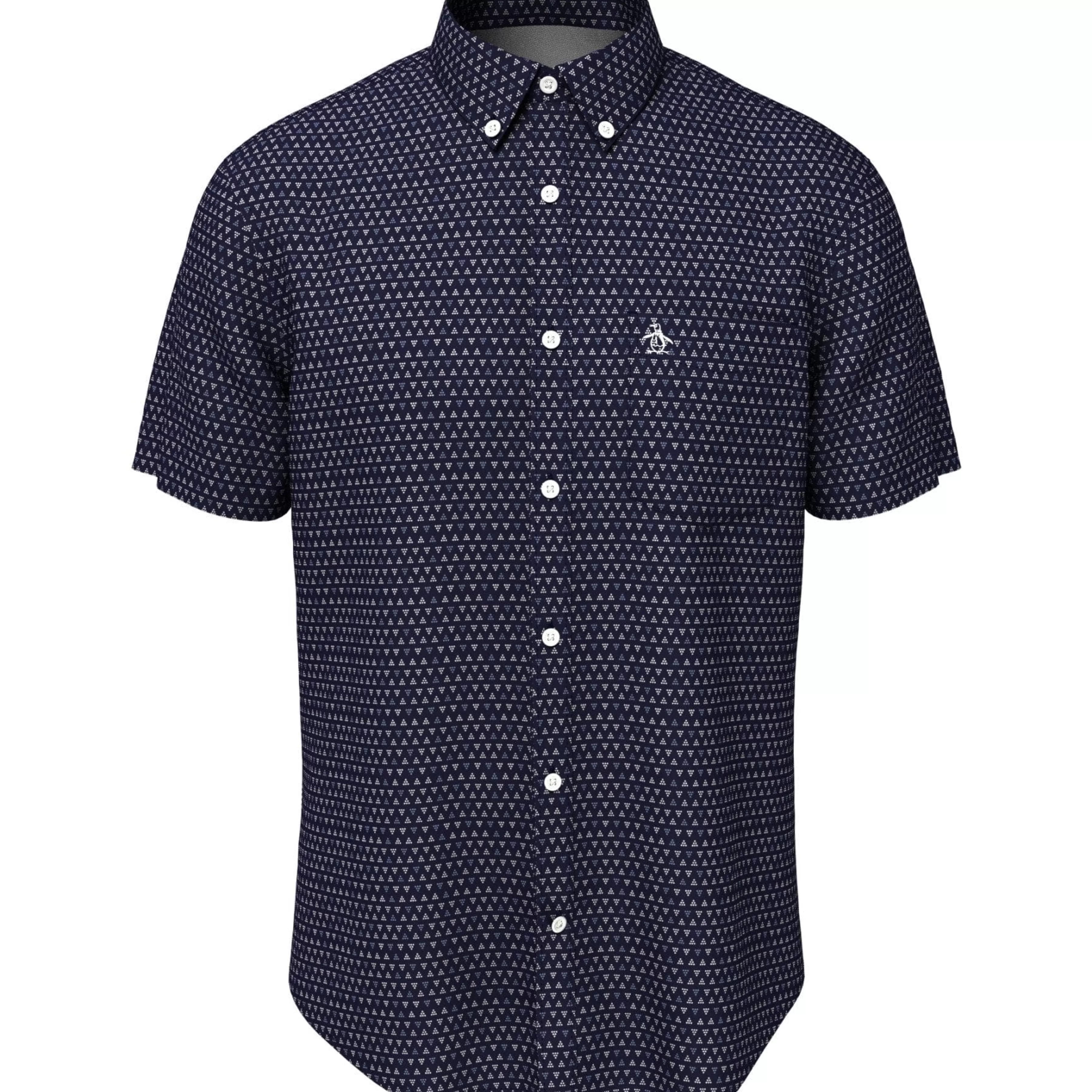 New Geo Print Shirt Men Shirts