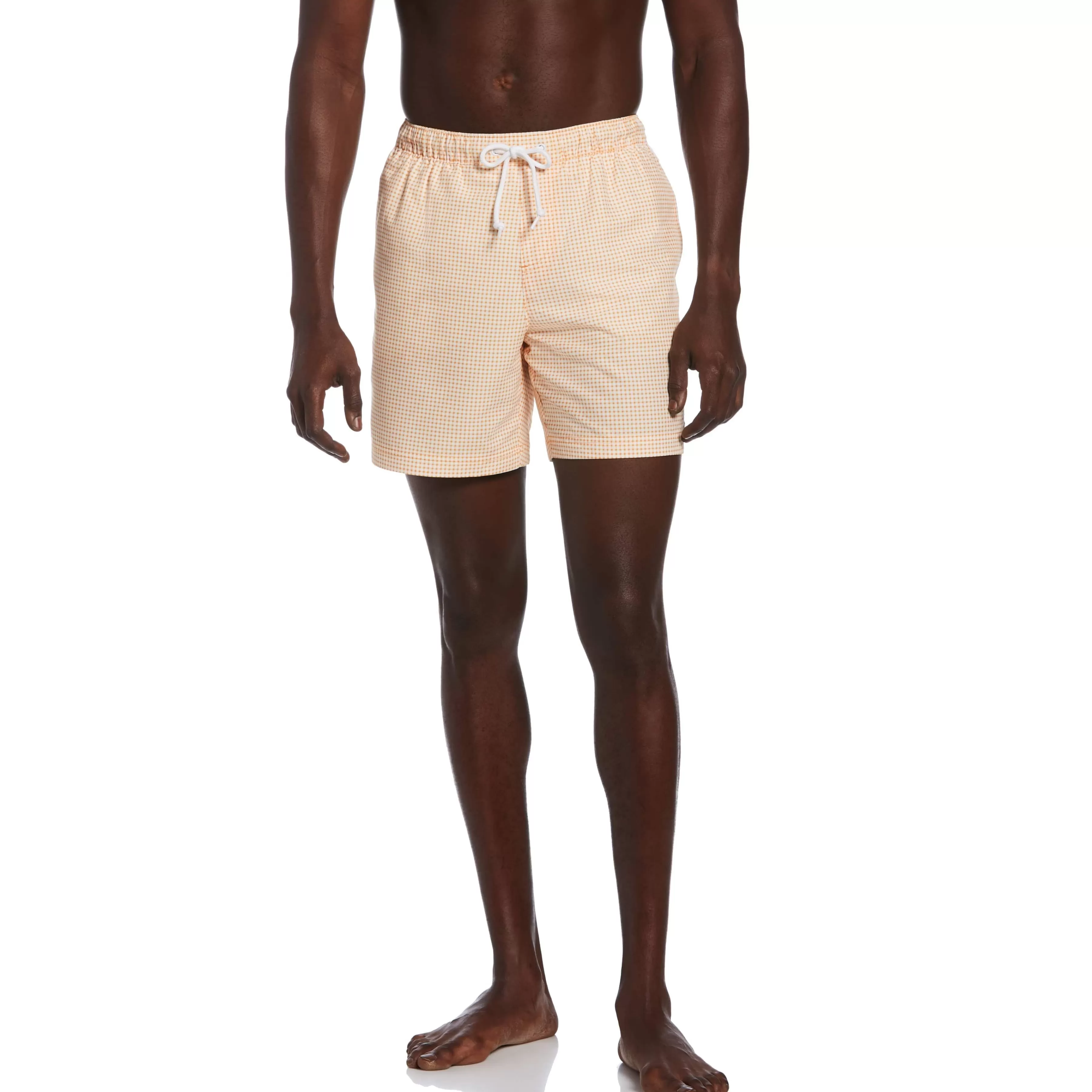 Store Gingham Print Swim Short Men Swim