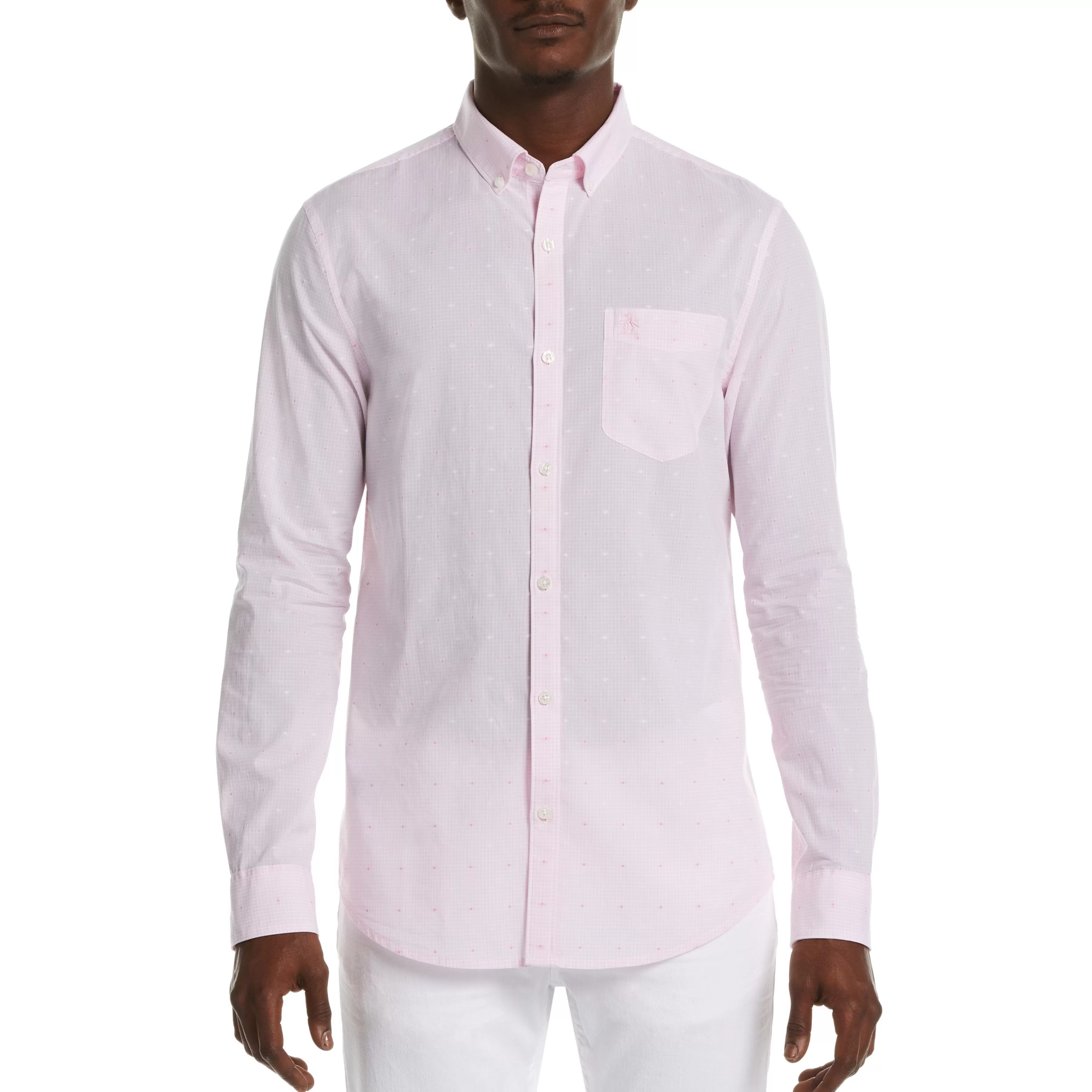 Outlet Gingham Shirt Men Shirts