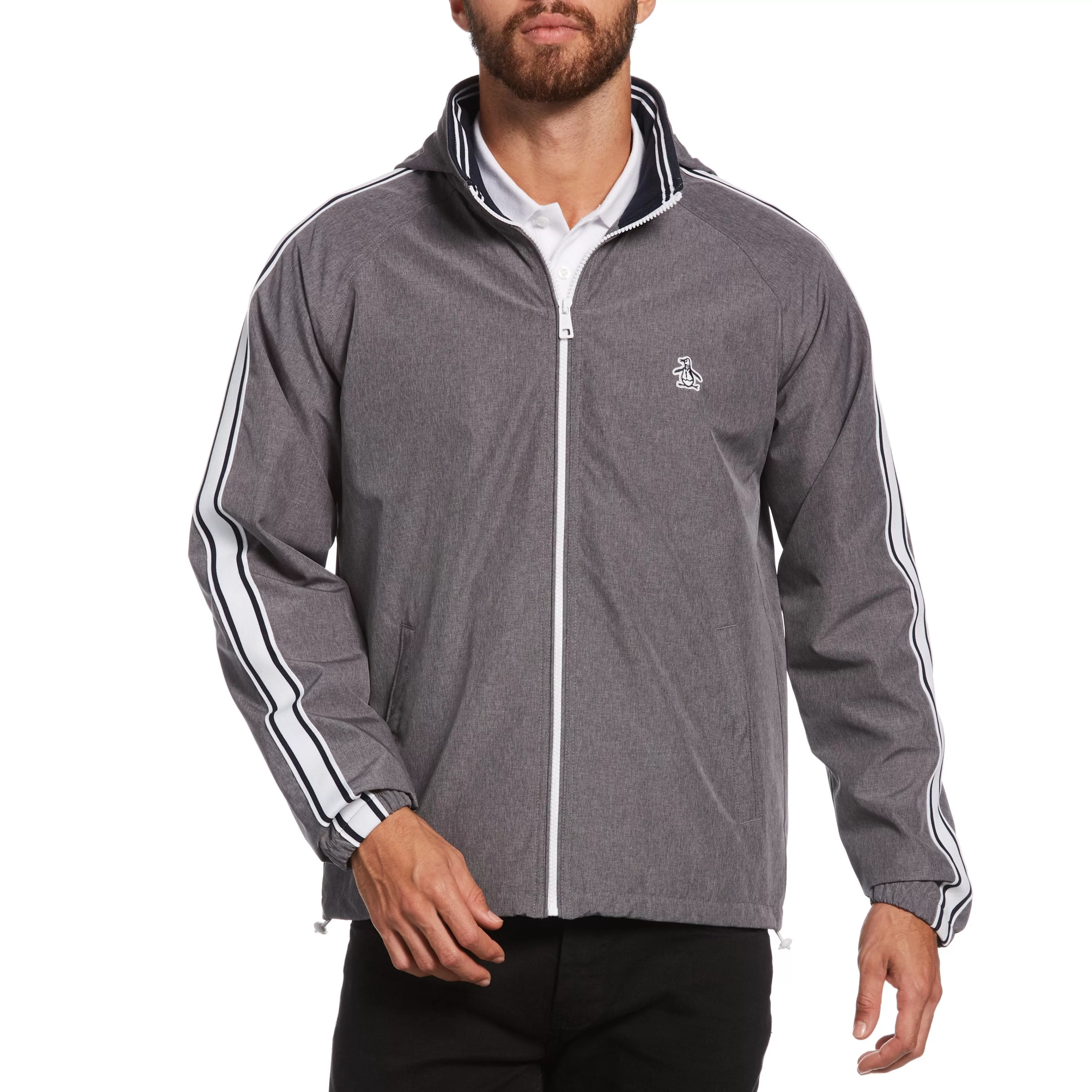 Sale Heather Windbreaker Jacket Men Jackets & Vests