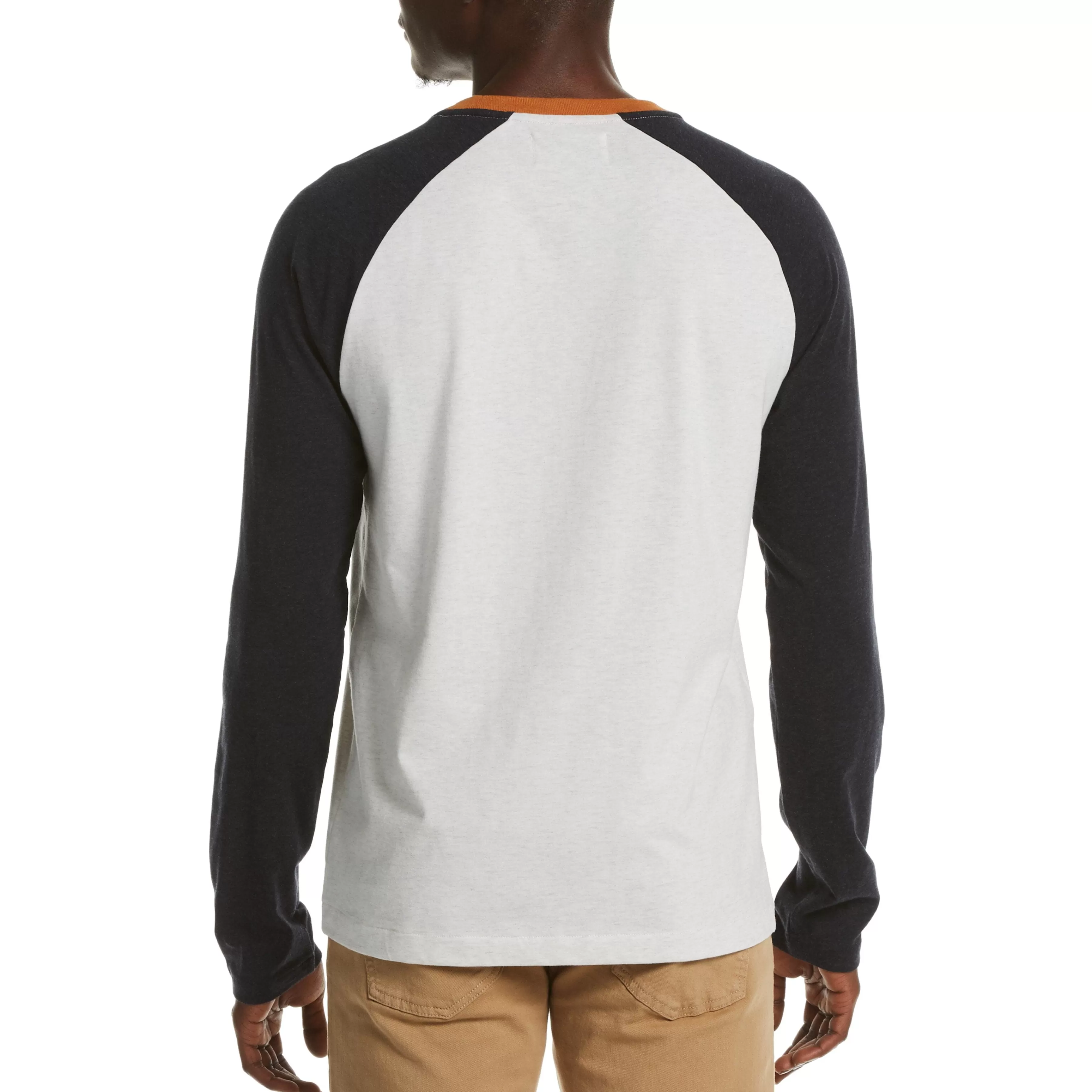 Sale Heathered Color Block Tee Men Tees
