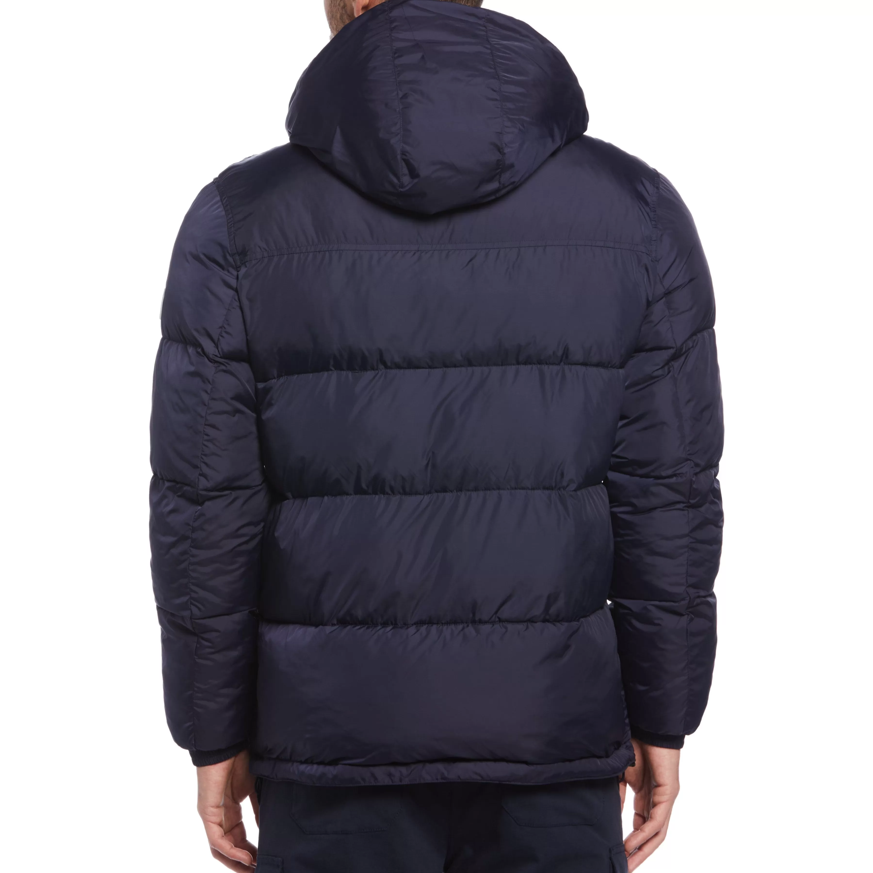 Fashion Heavyweight Color Block Hooded Puffer Jacket Men Jackets & Vests