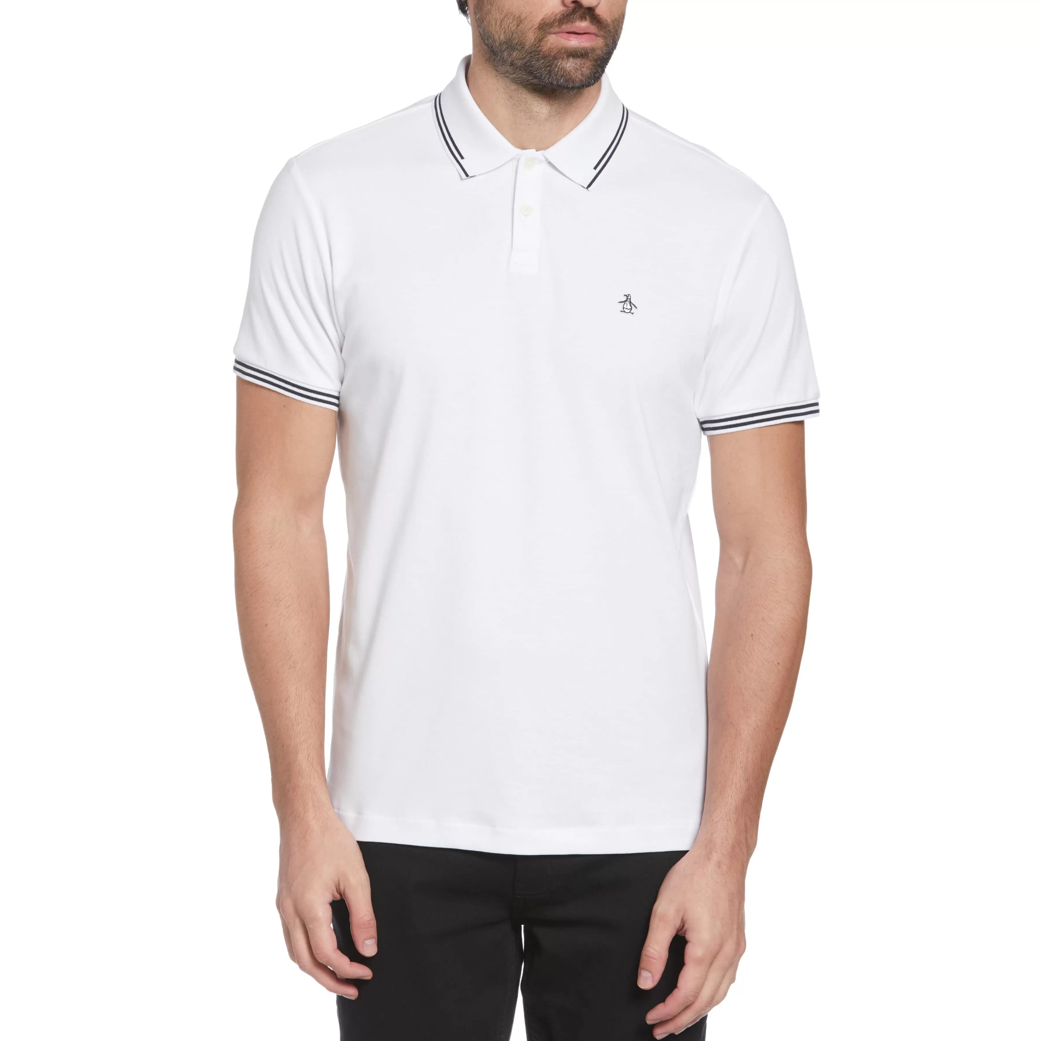 Store Interlock Engineered Tipped Polo Men Polos