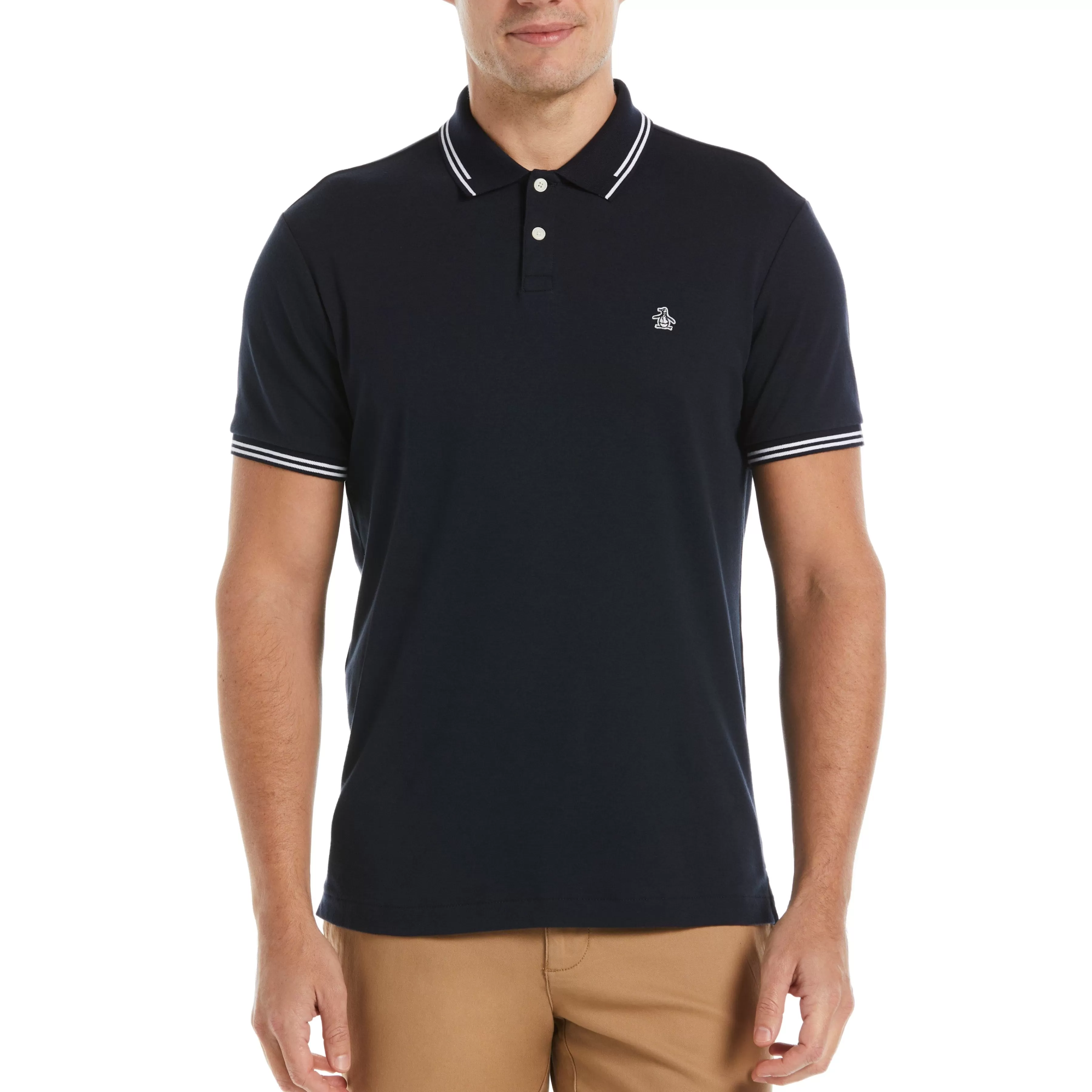 Best Interlock Engineered Tipped Polo Men Polos