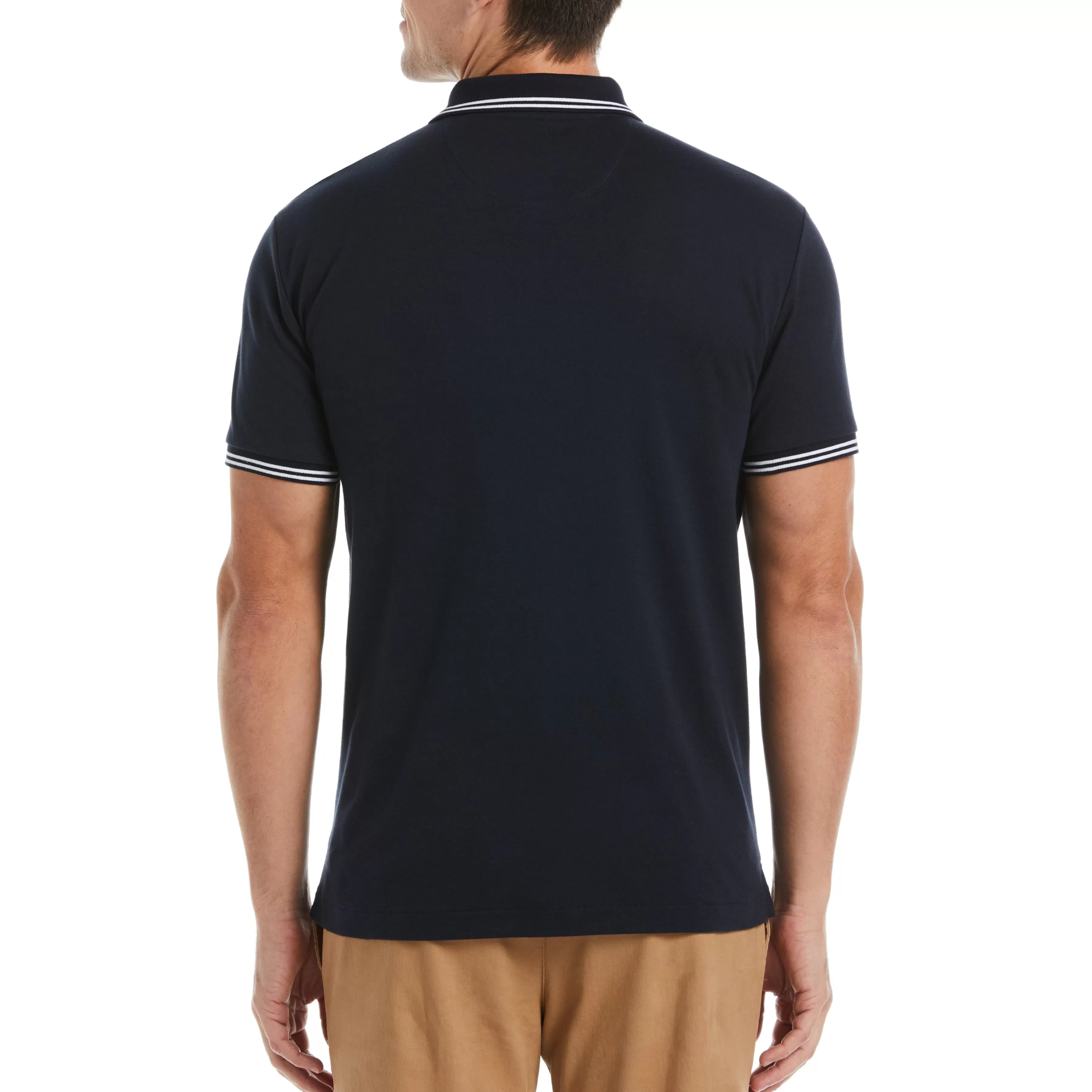 Best Interlock Engineered Tipped Polo Men Polos