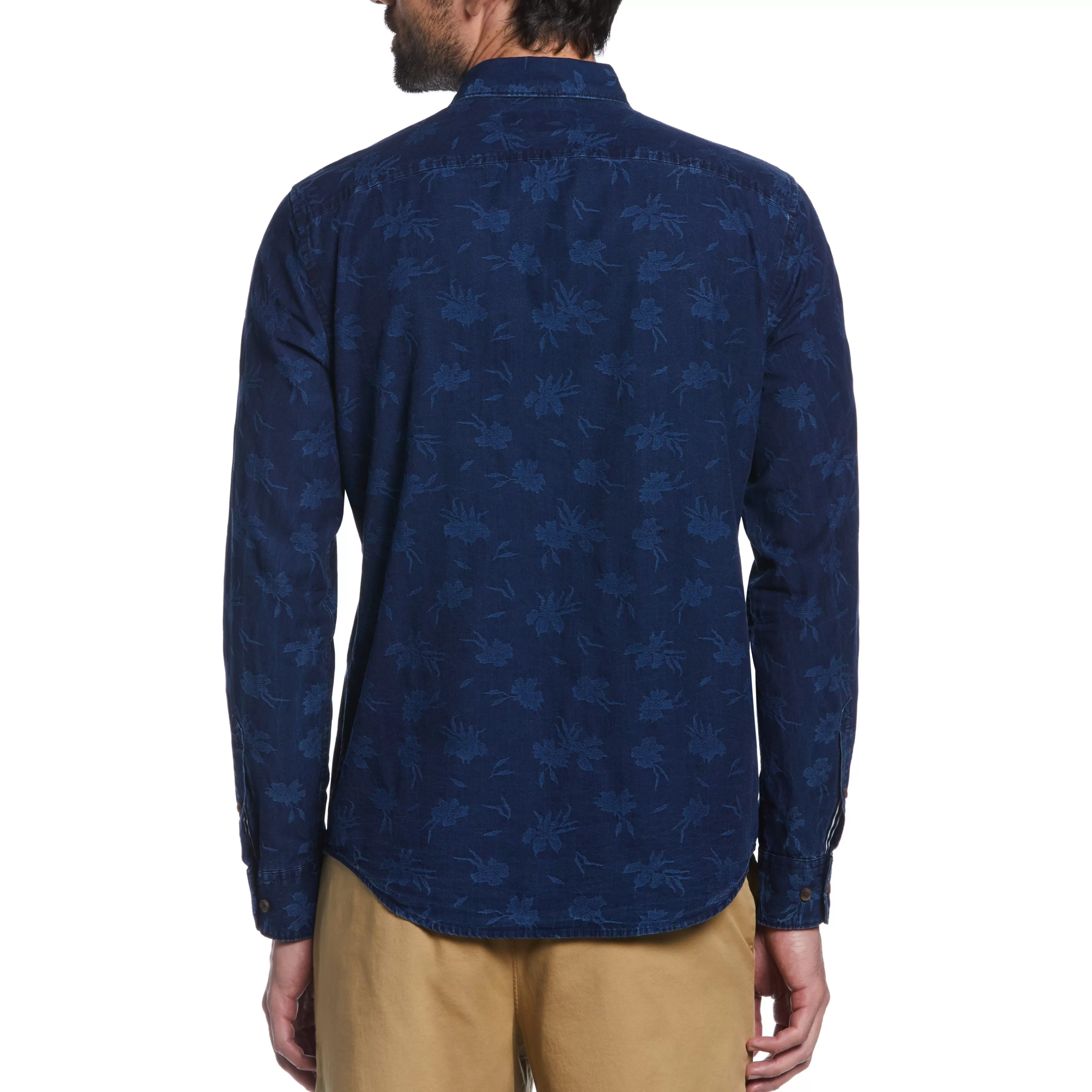Discount Jacquard Denim Shirt Men Shirts