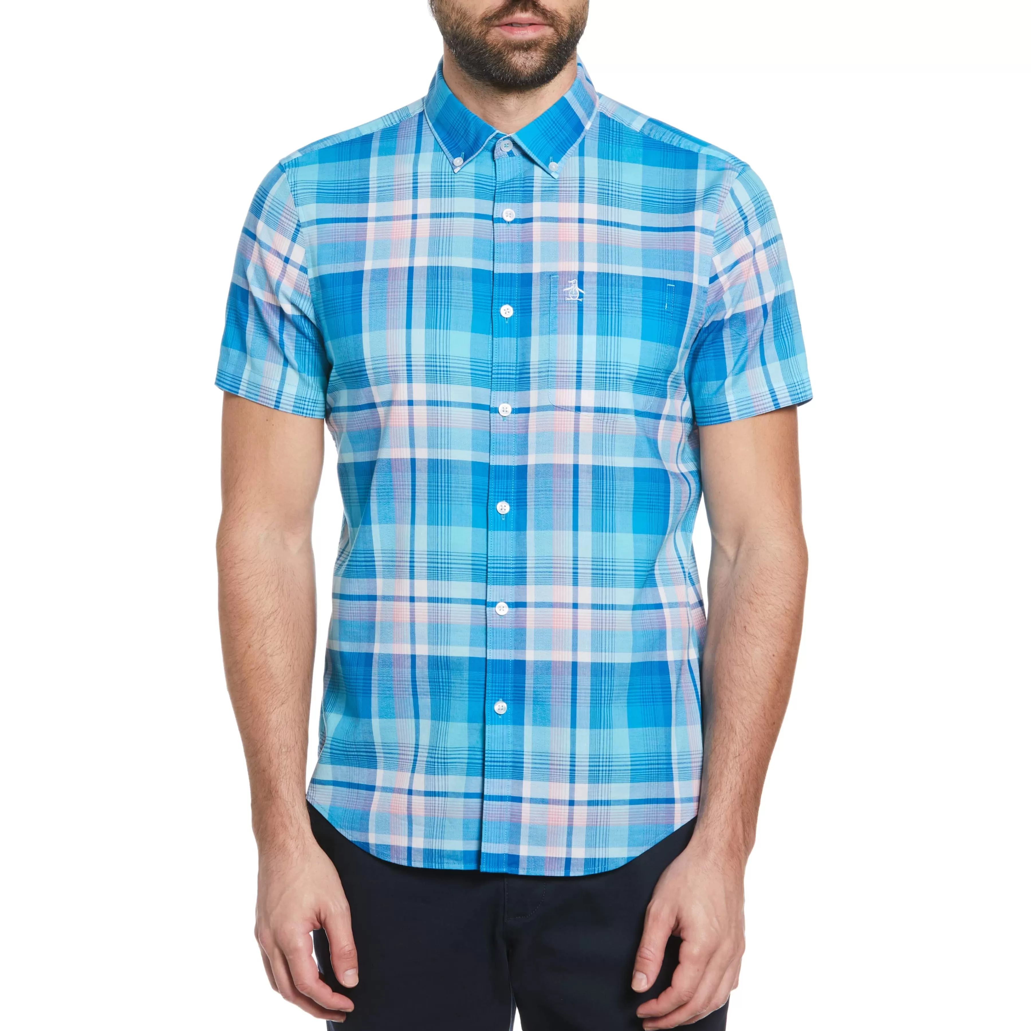 Store Jaspe Plaid Shirt Men Shirts