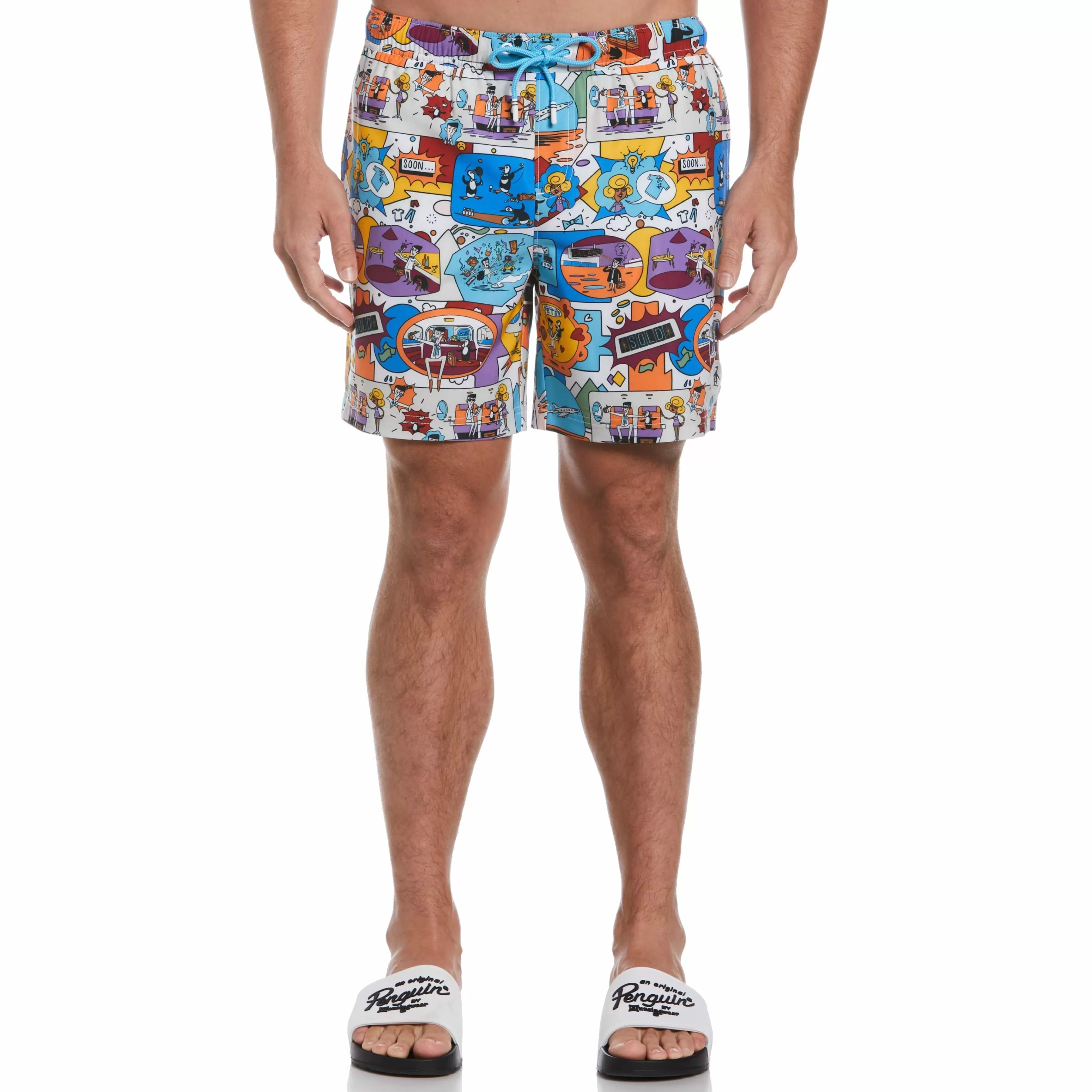 Best Jethro Haynes Print Stretch Swim Short Men Swim