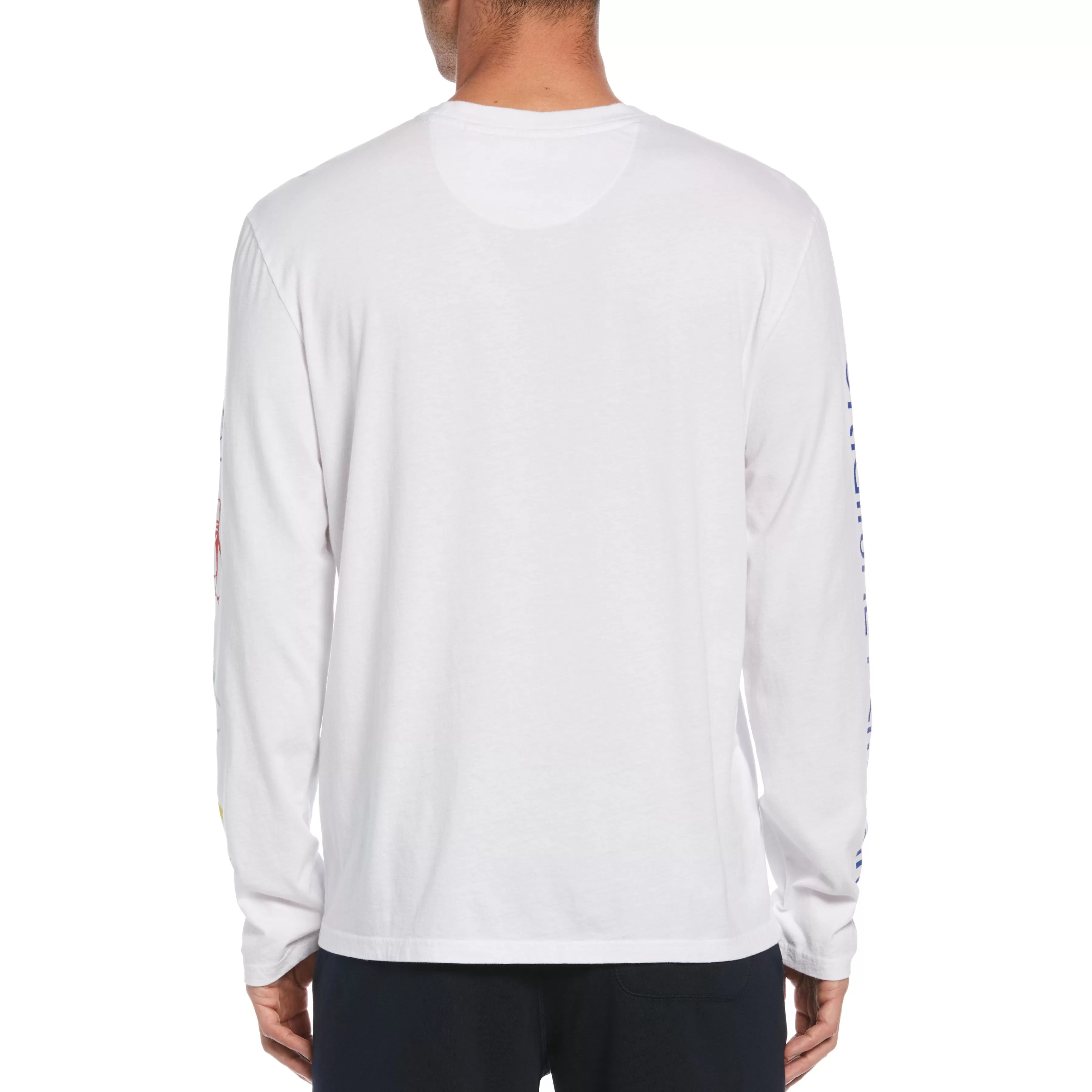 Hot Knit Graphic Long Sleeve Tee Men Tees