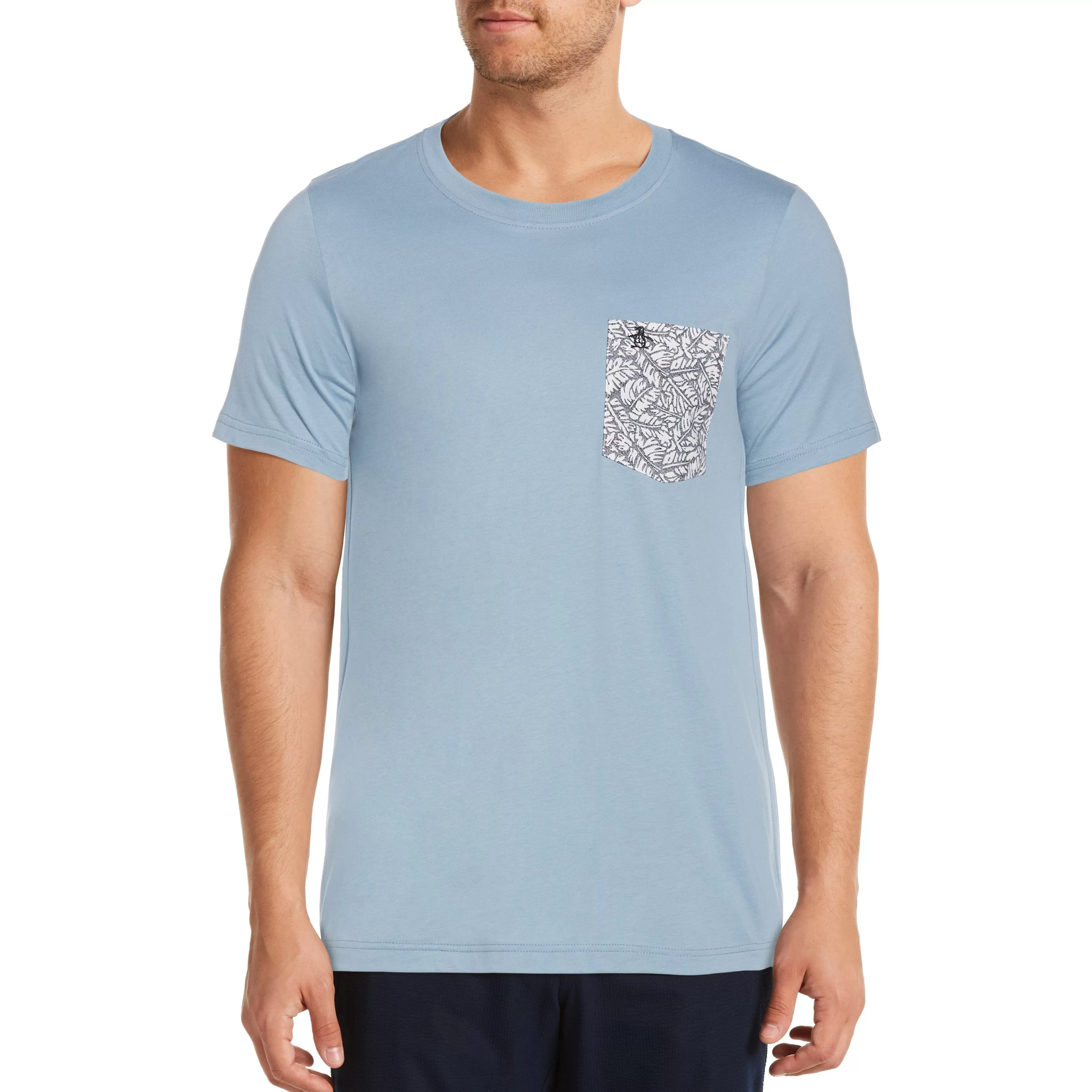Clearance Leaf Pocket Tee Men Tees