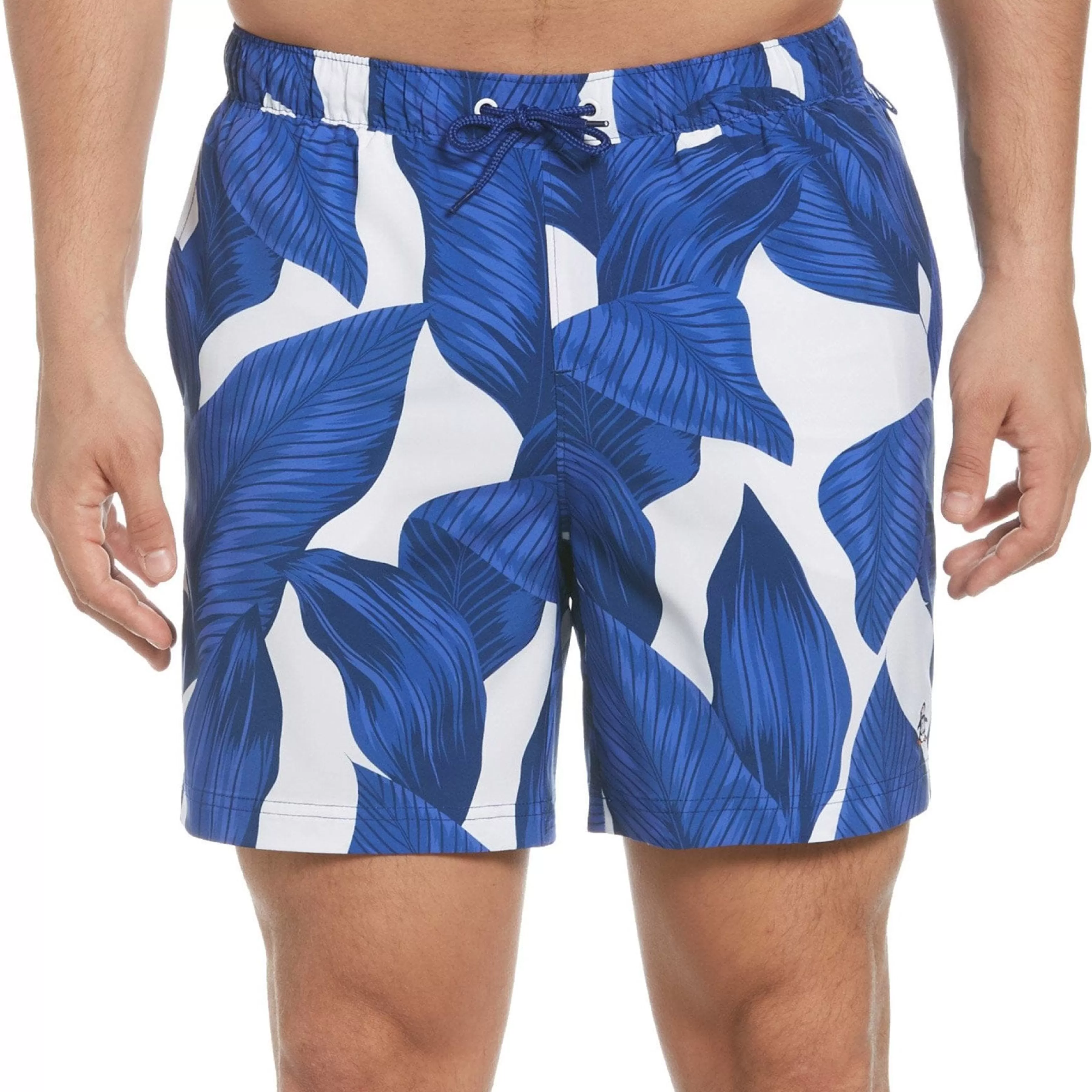 Clearance Leaf Print Eco Swim Short Men Swim