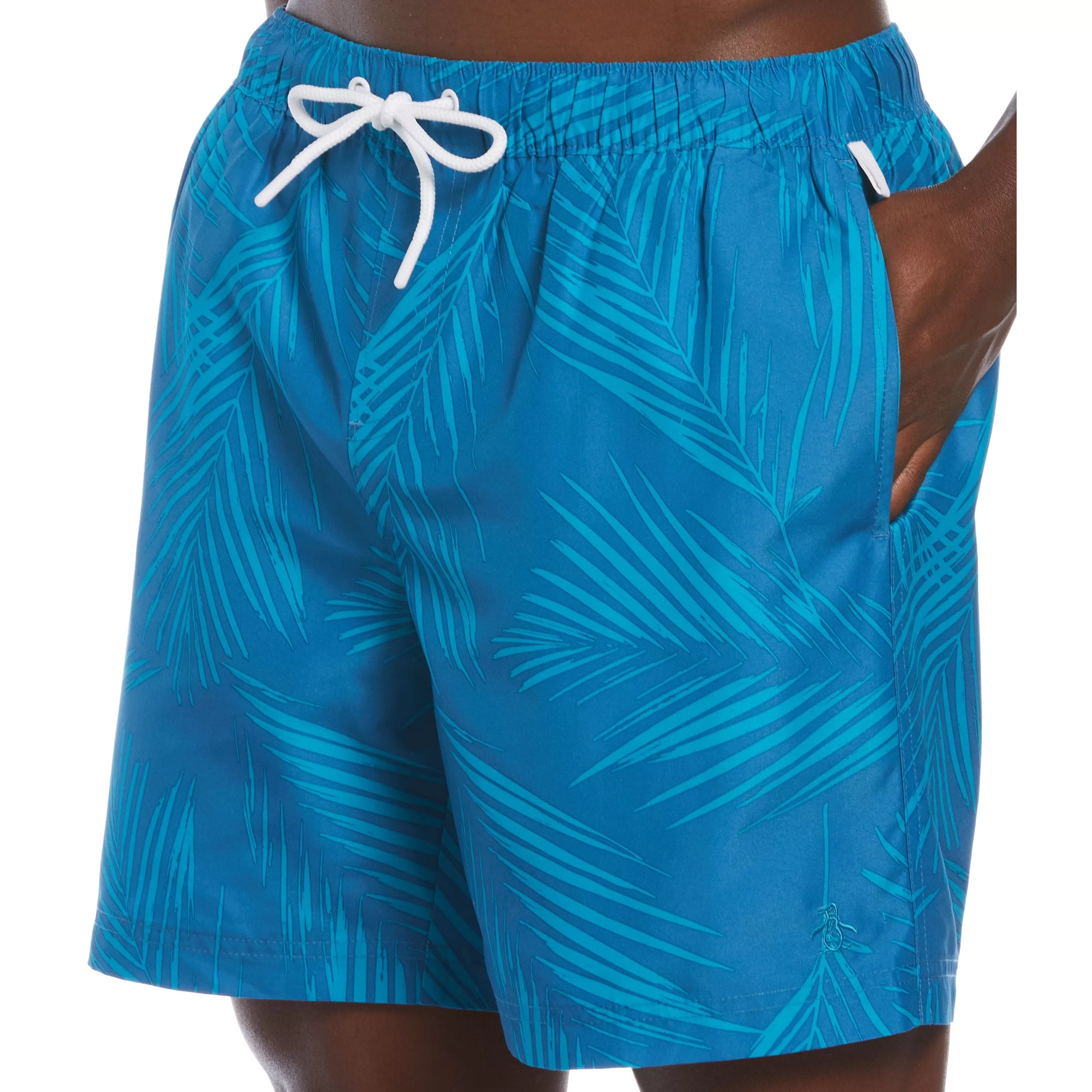 Store Leaf Print Swim Short Men Swim