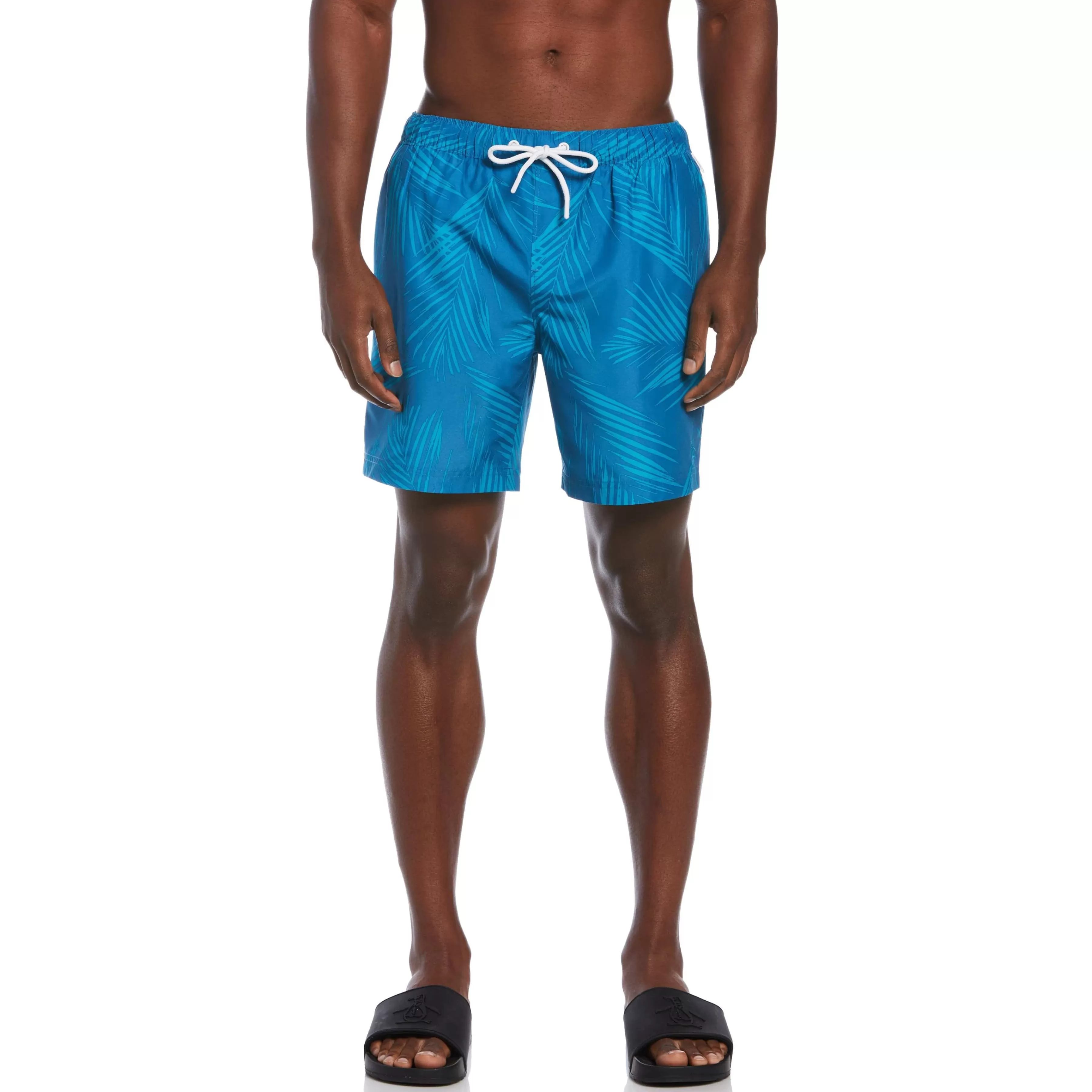 Store Leaf Print Swim Short Men Swim