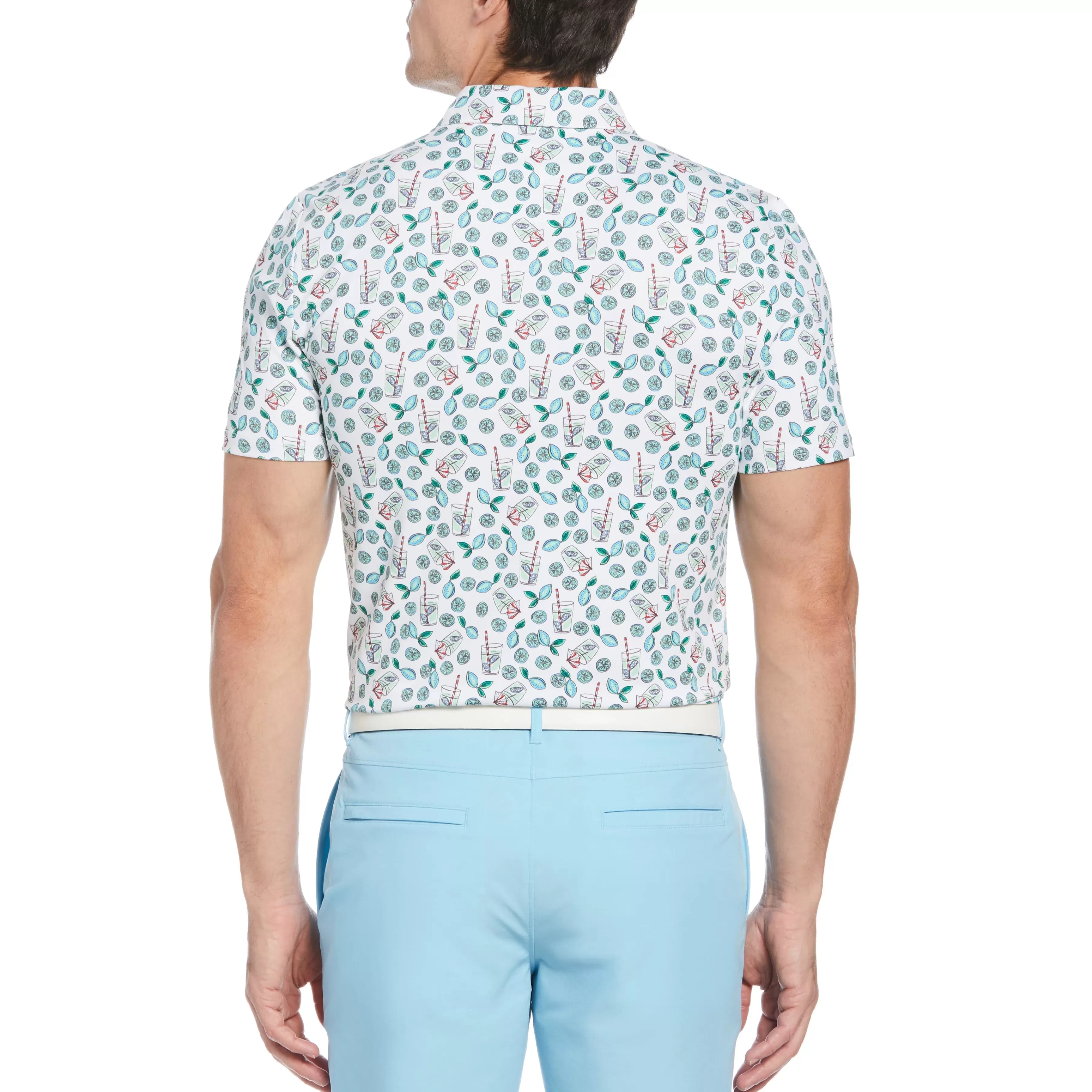 Hot Lemonade Print Golf Polo Men Polos