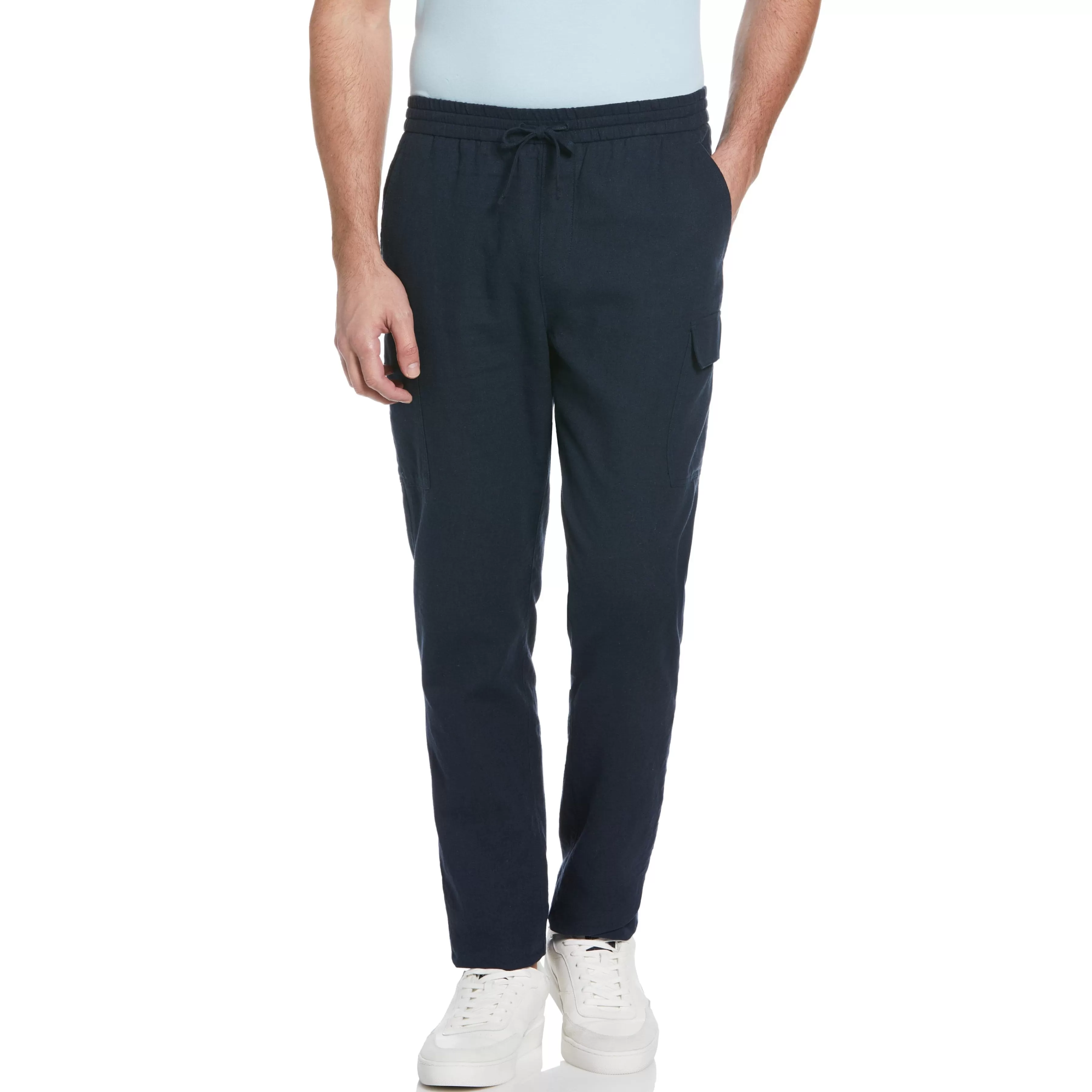 Hot Linen Blend Cargo Pant Men Pants