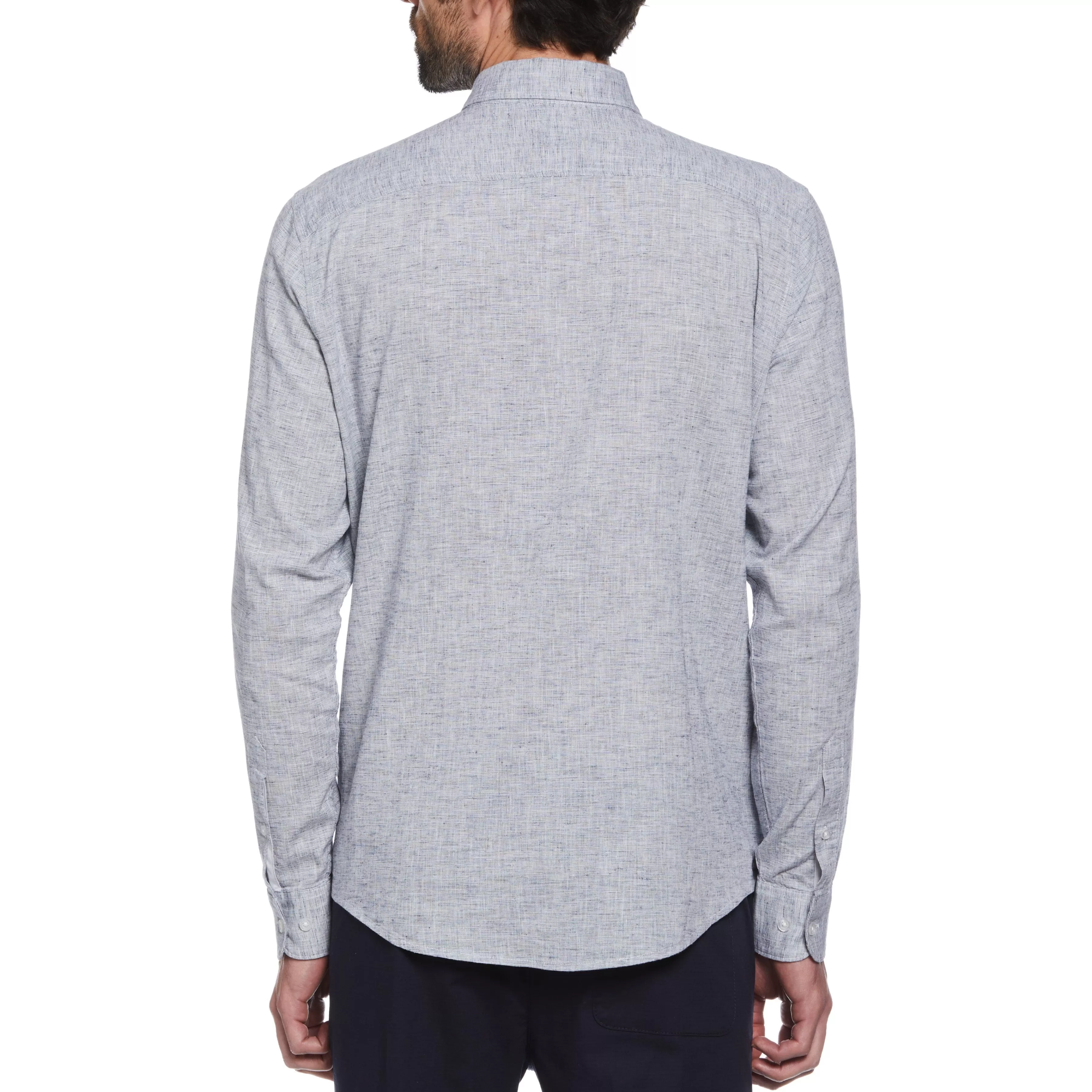 Store Linen Blend Shirt Men Shirts