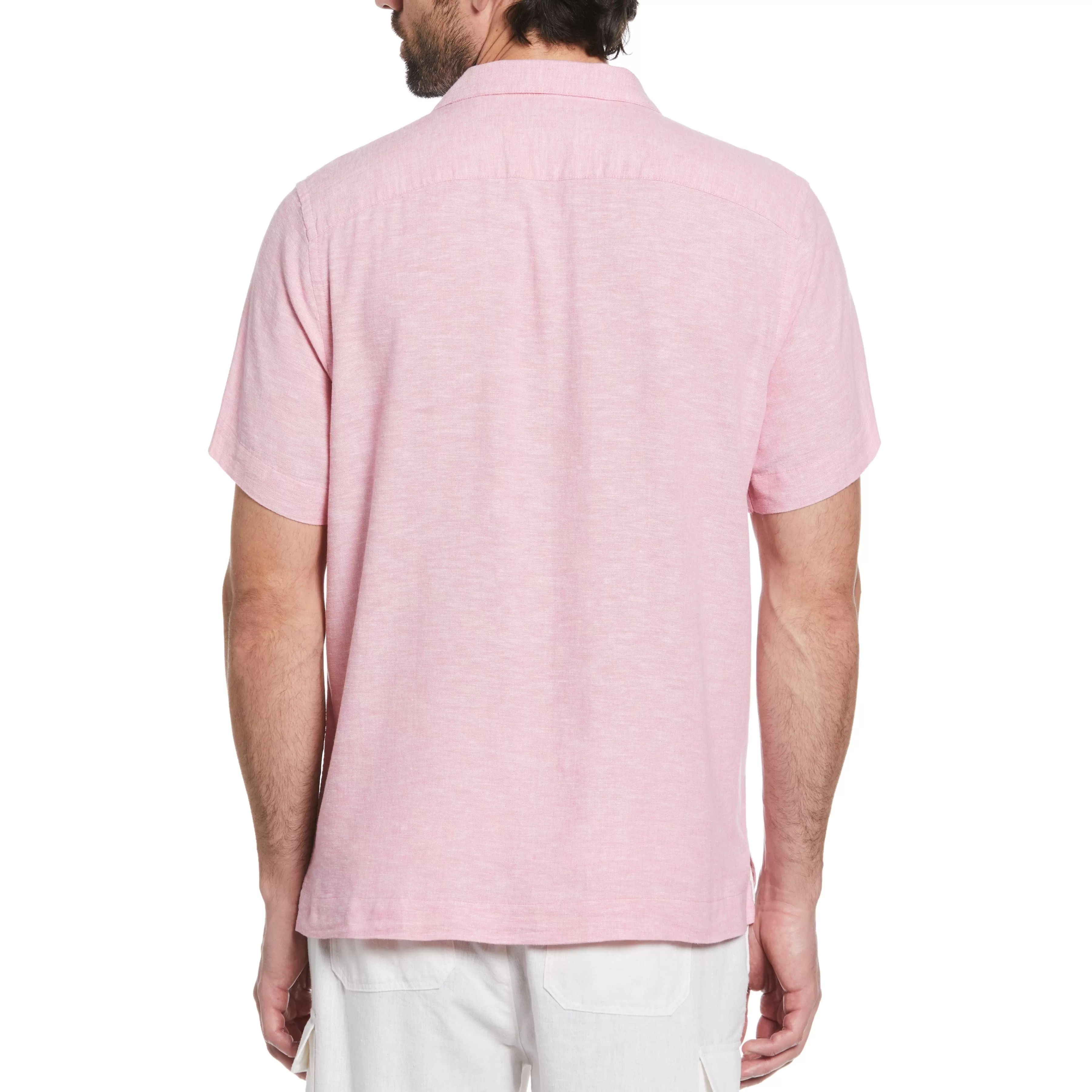 Cheap Linen Ecovero™ Blend Camp Collar Shirt Men Shirts