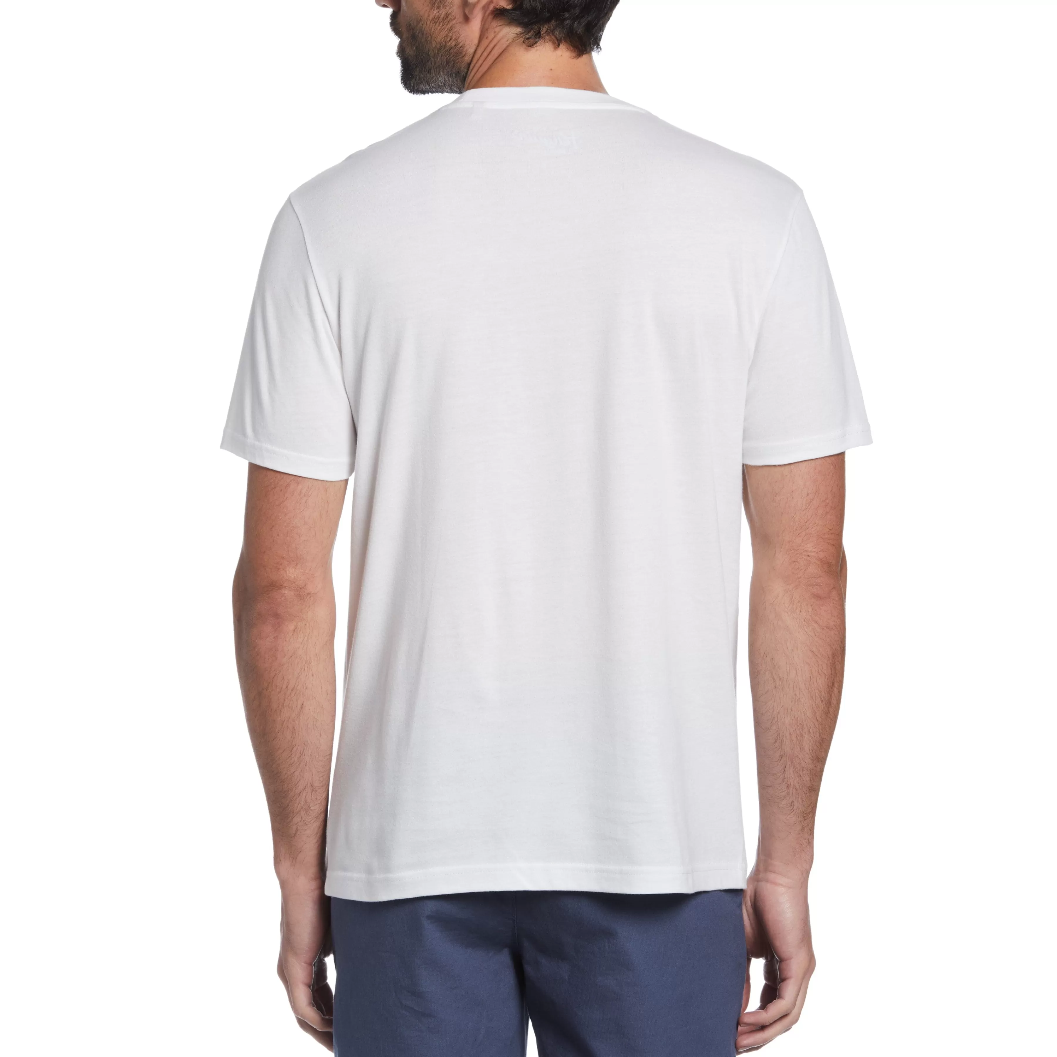 Store Logo Weave Print Tee Men Tees