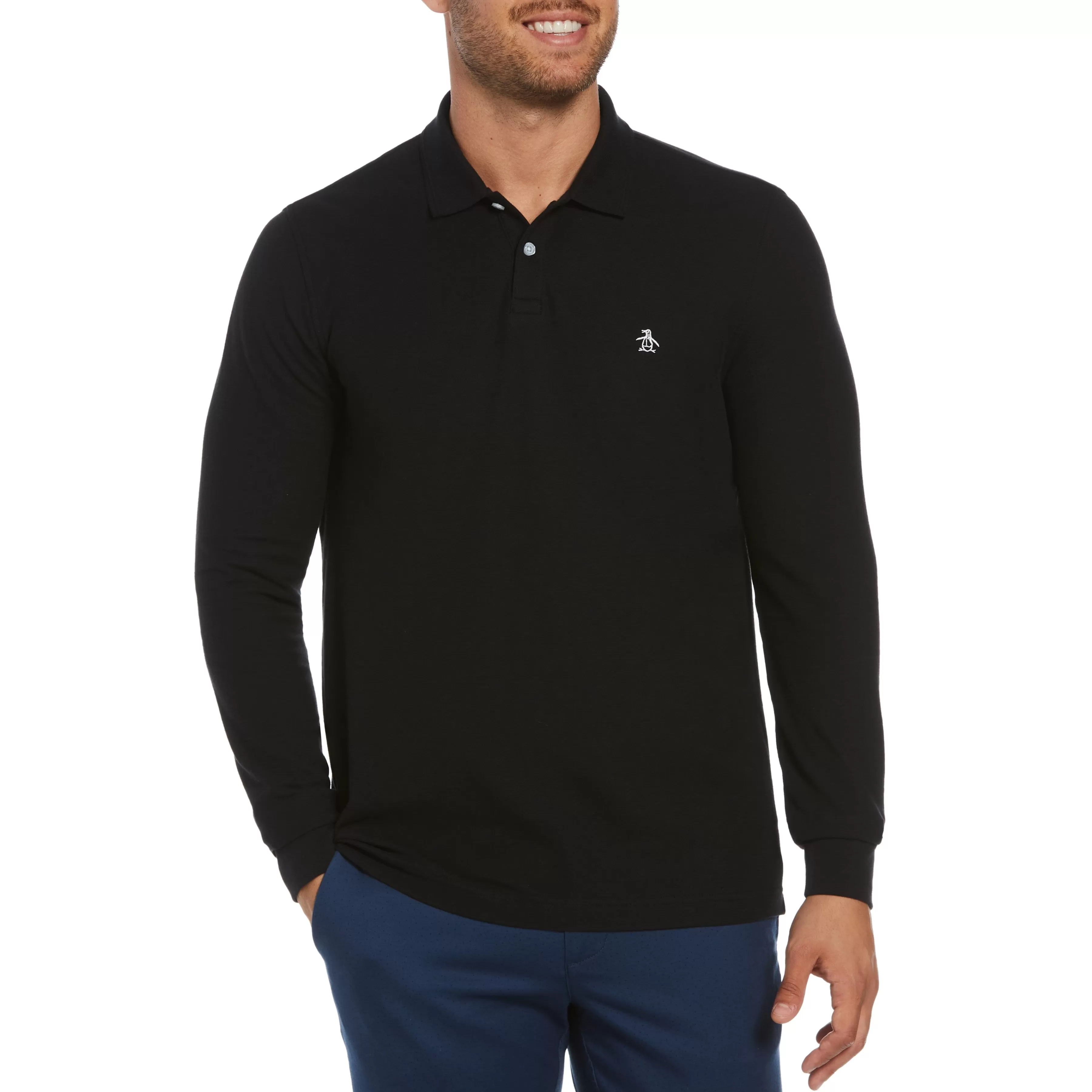 Best Long Sleeve Pique Polo Men Polos