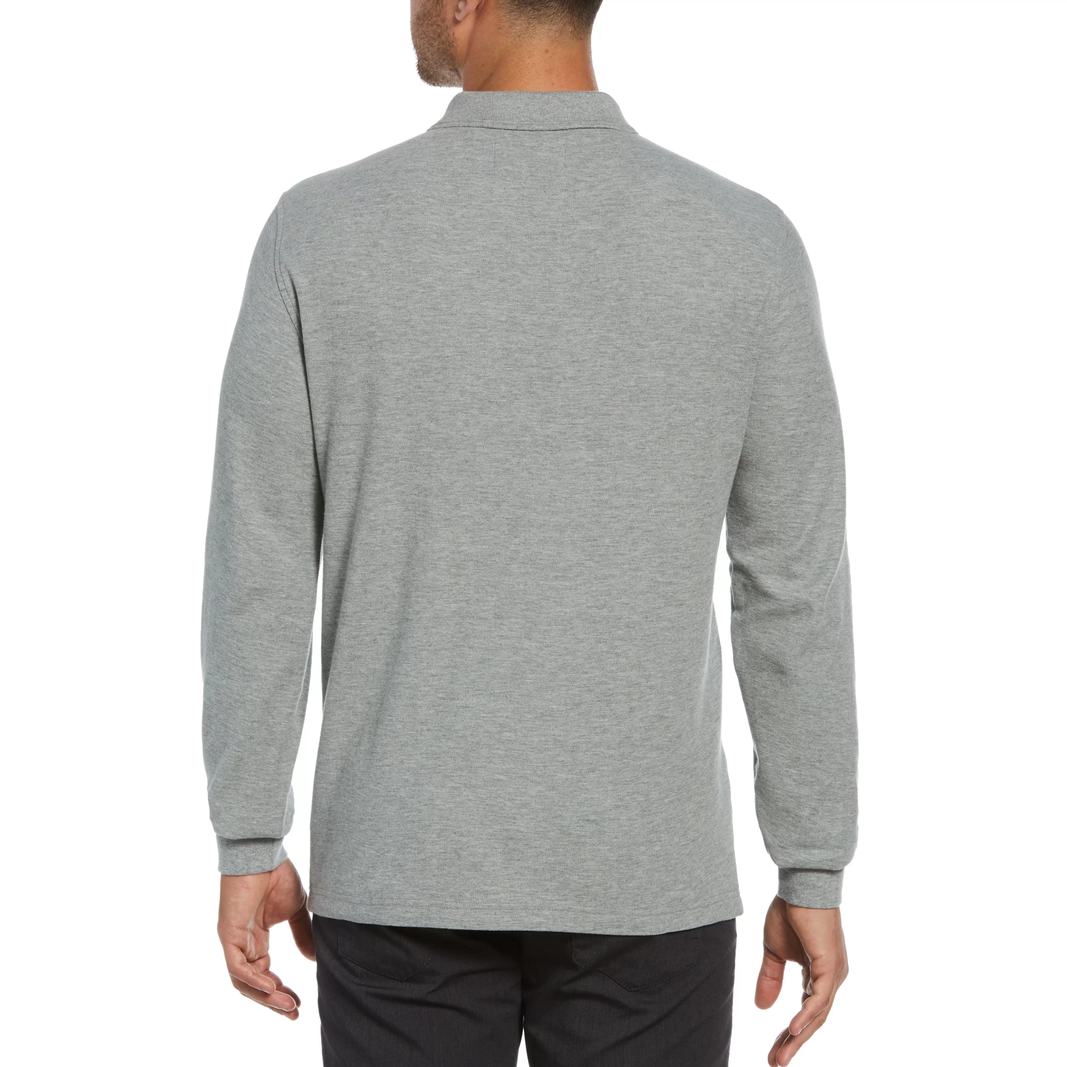 Store Long Sleeve Pique Polo Men Polos