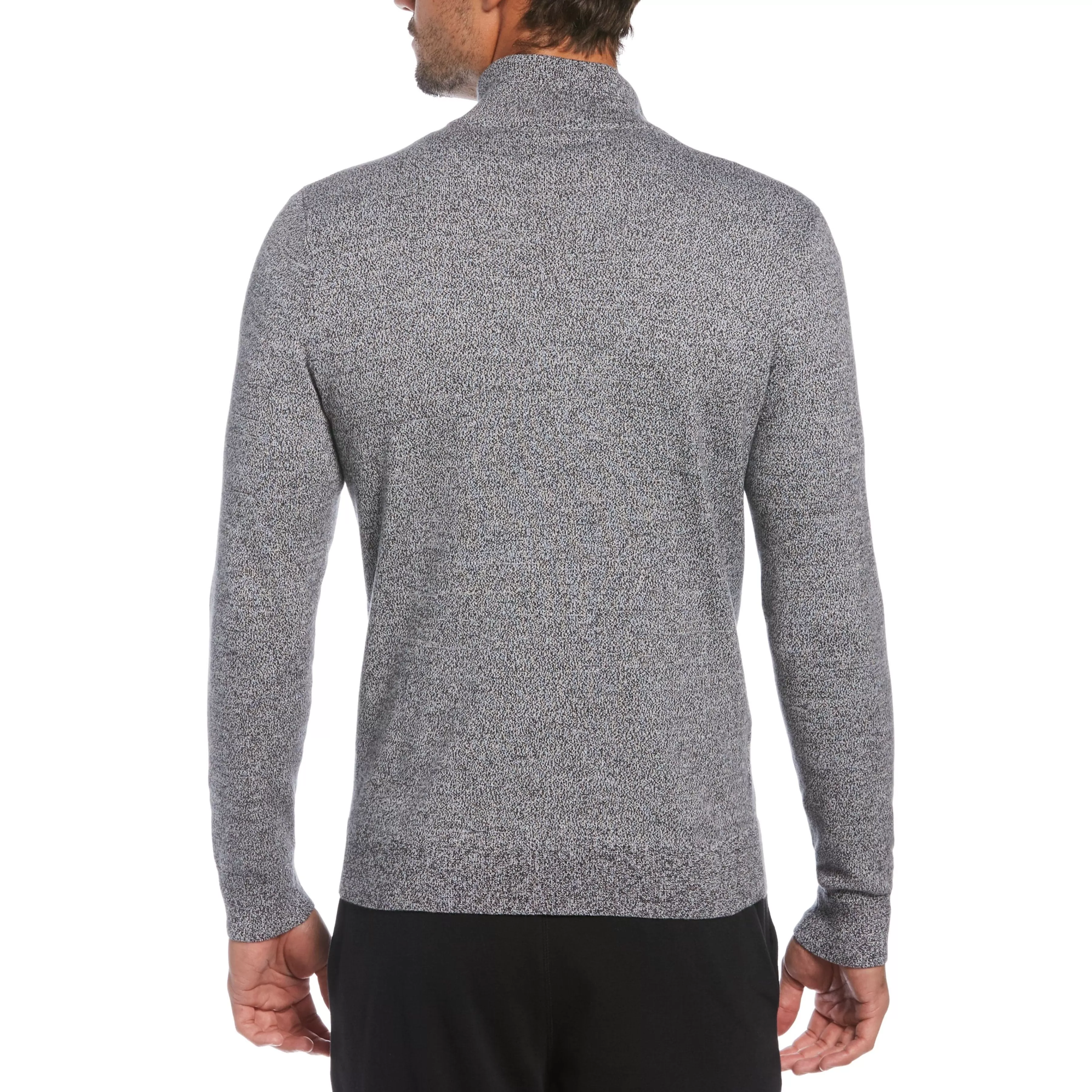 Outlet Marled 1/4 Zip Sweater Men Sweaters