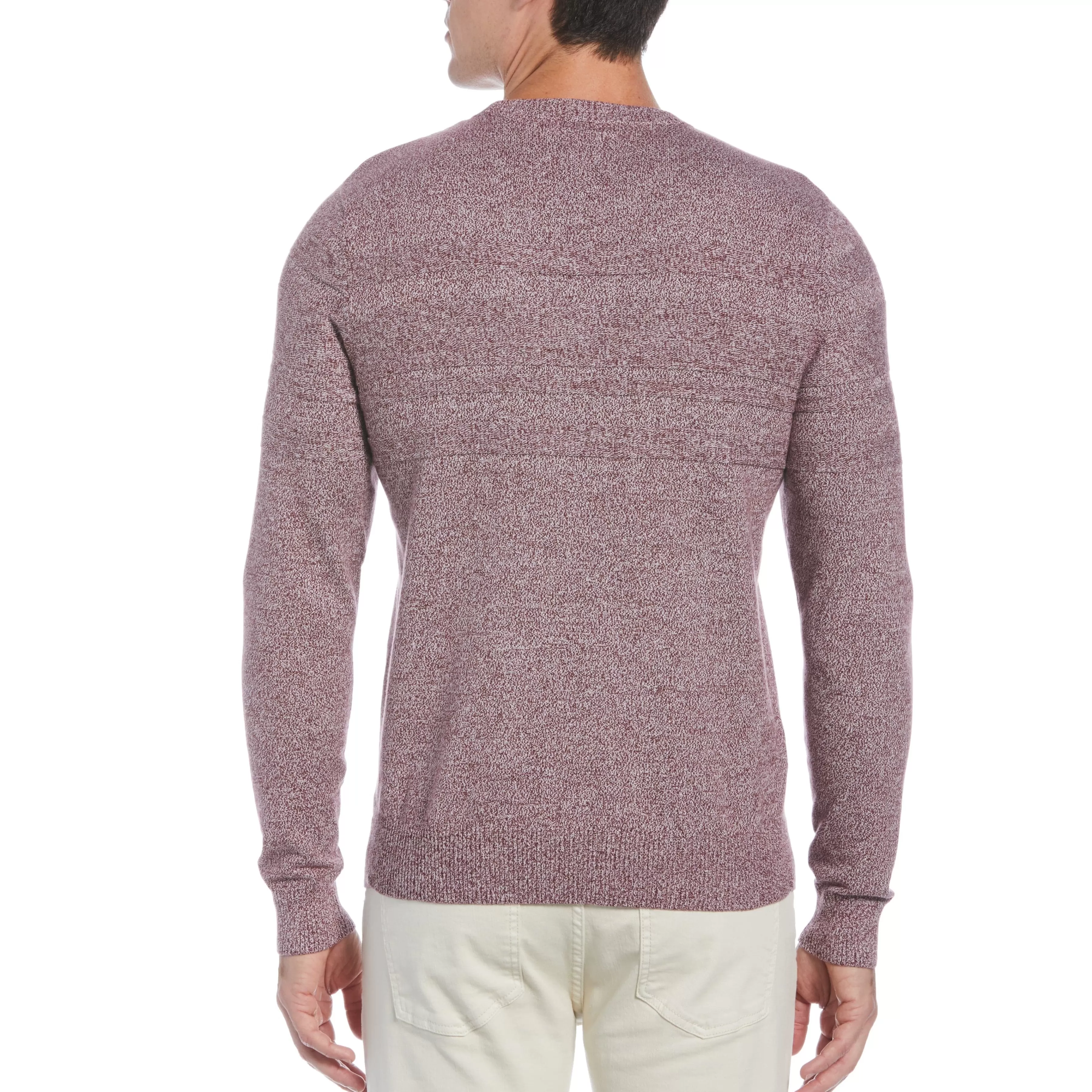 Store Marled Stripe Crew Neck Sweater Men Sweaters