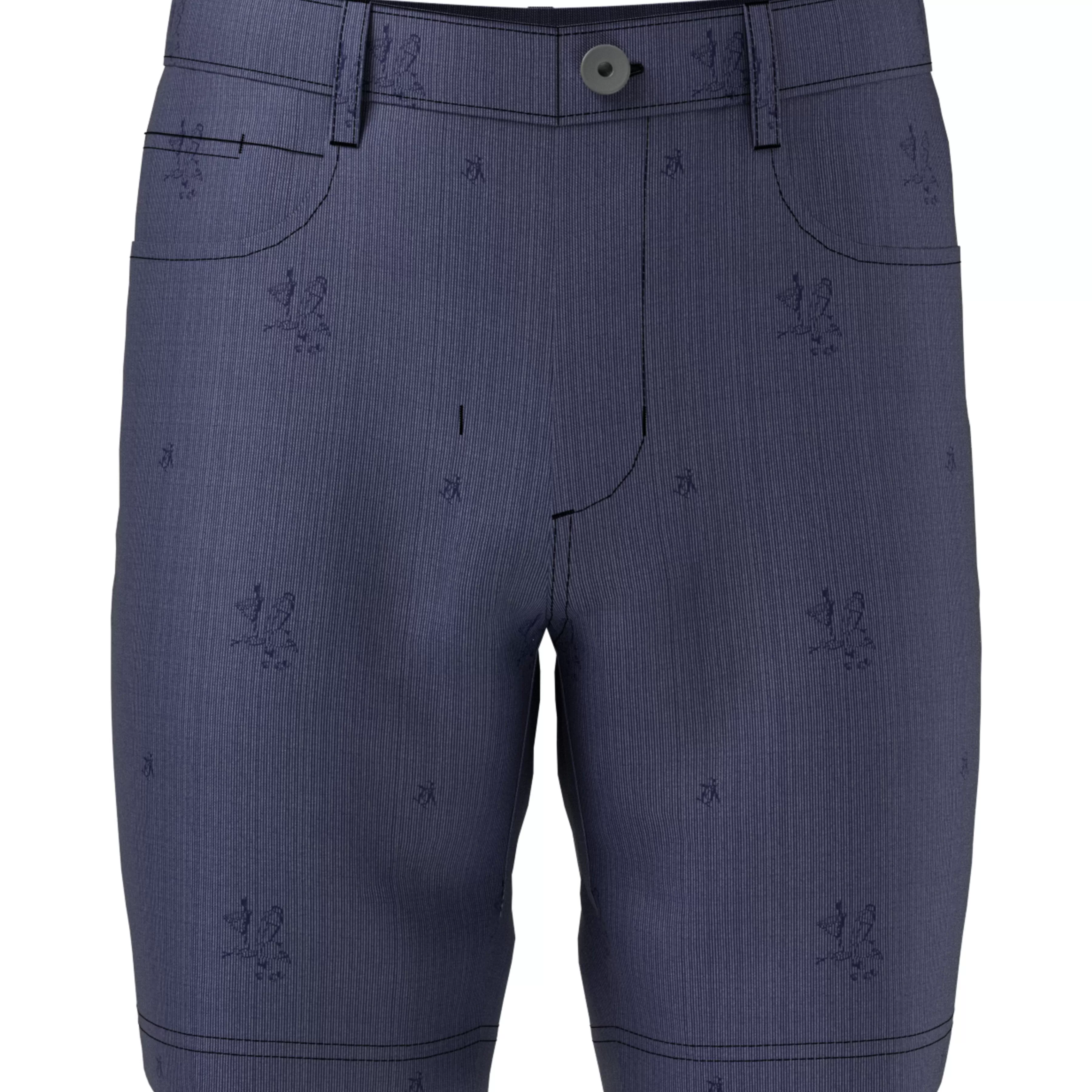 Cheap Martini Print 5-Pocket 8 Men Shorts