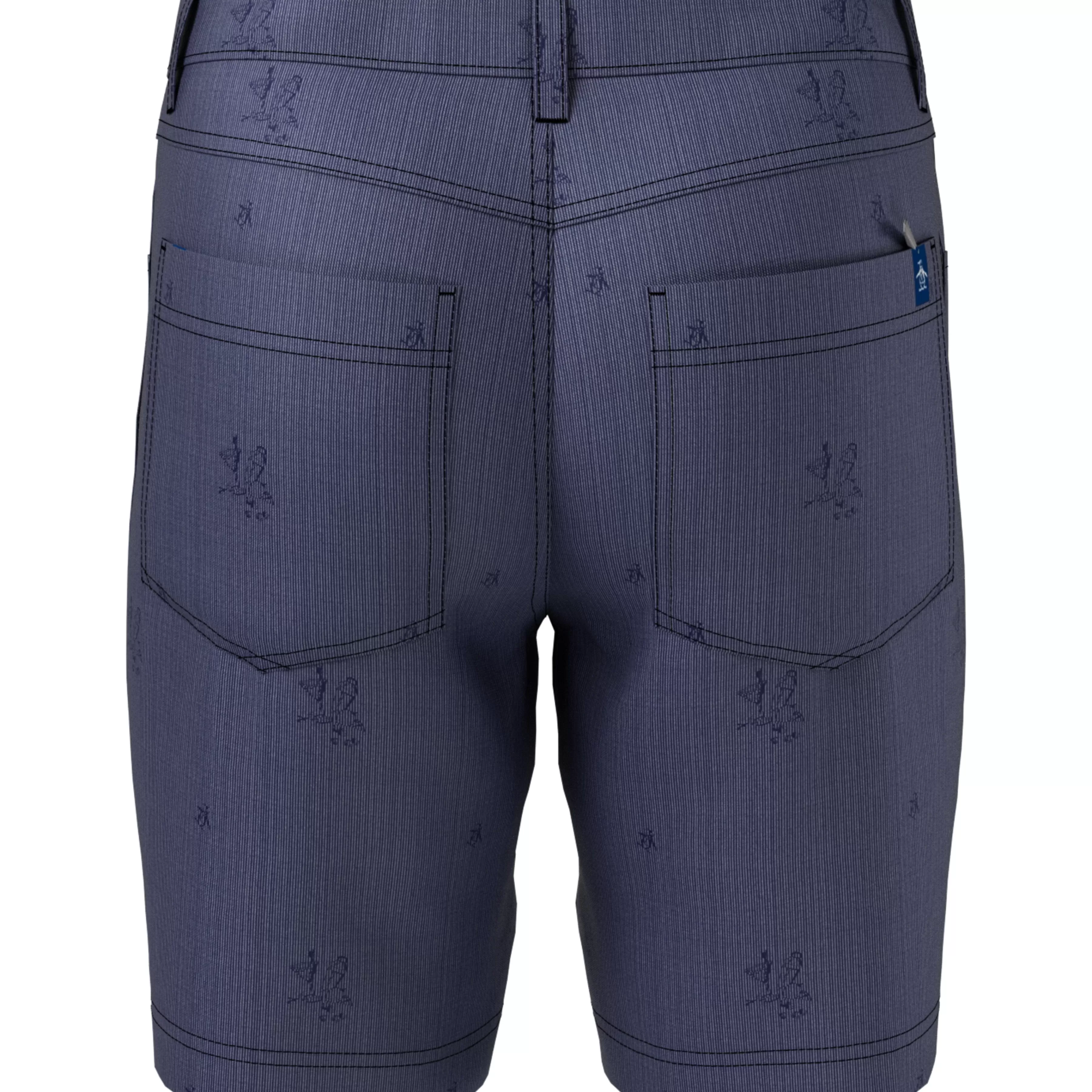 Cheap Martini Print 5-Pocket 8 Men Shorts
