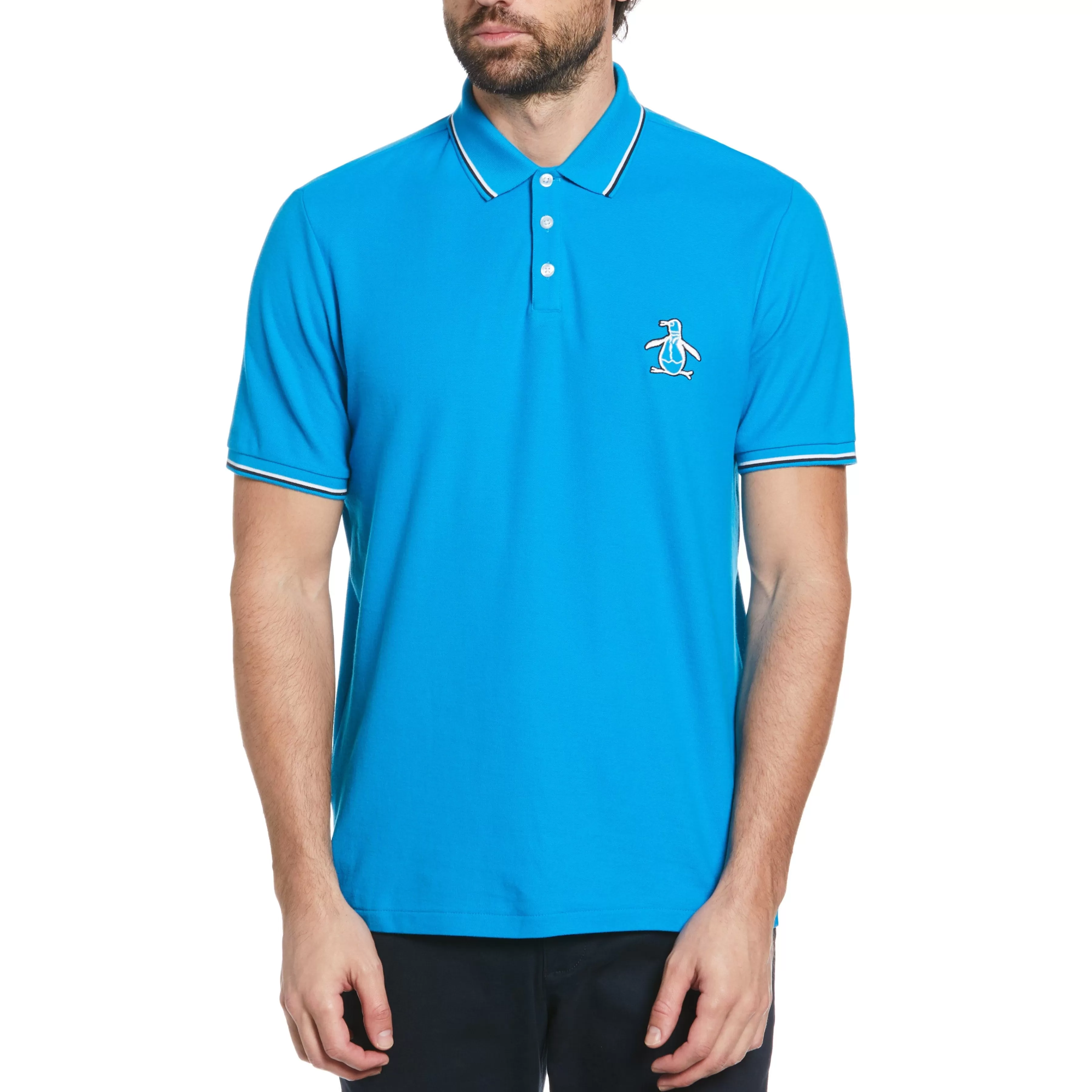Cheap Mega Pete Pique Polo Men Polos