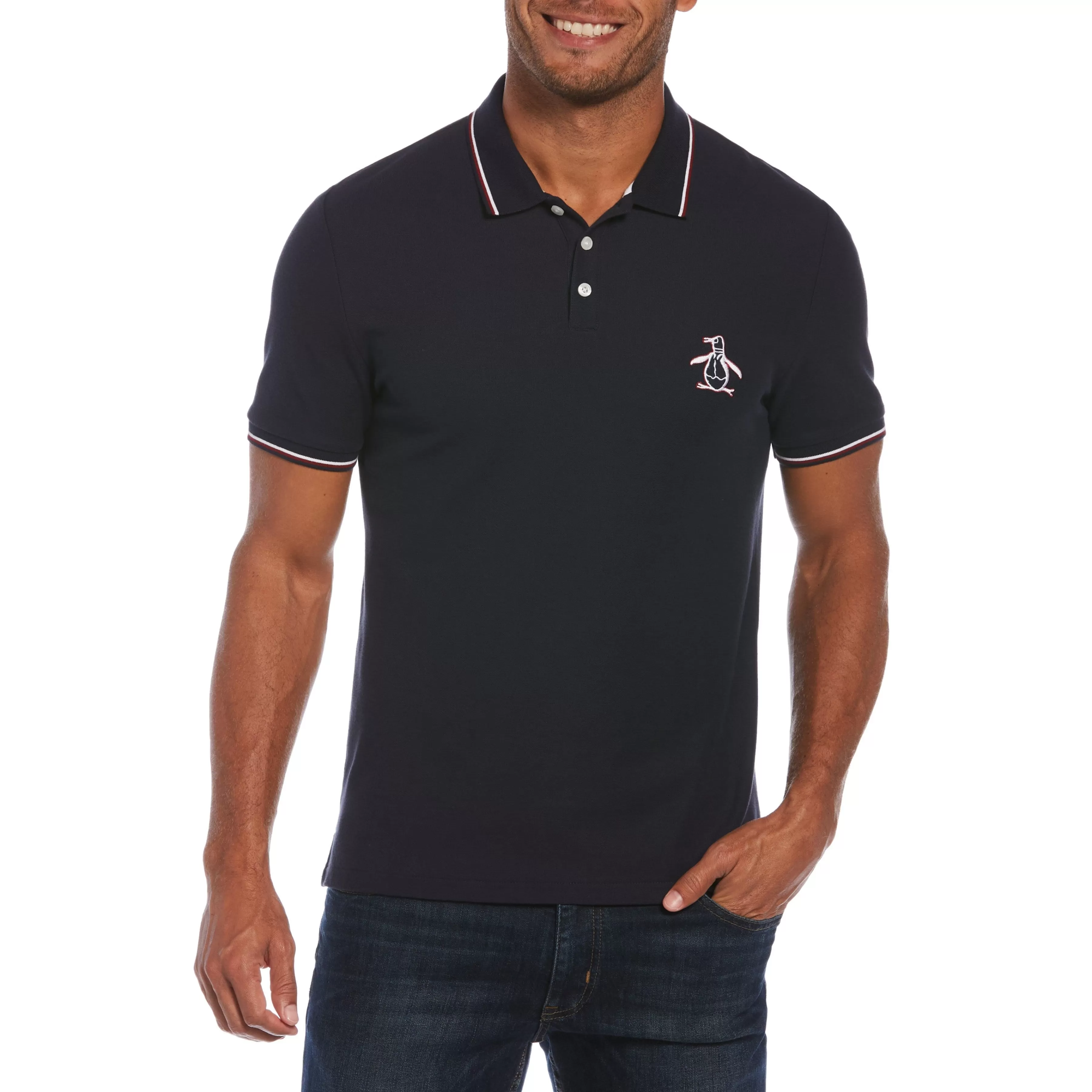 Clearance Mega Pete Pique Polo Men Polos