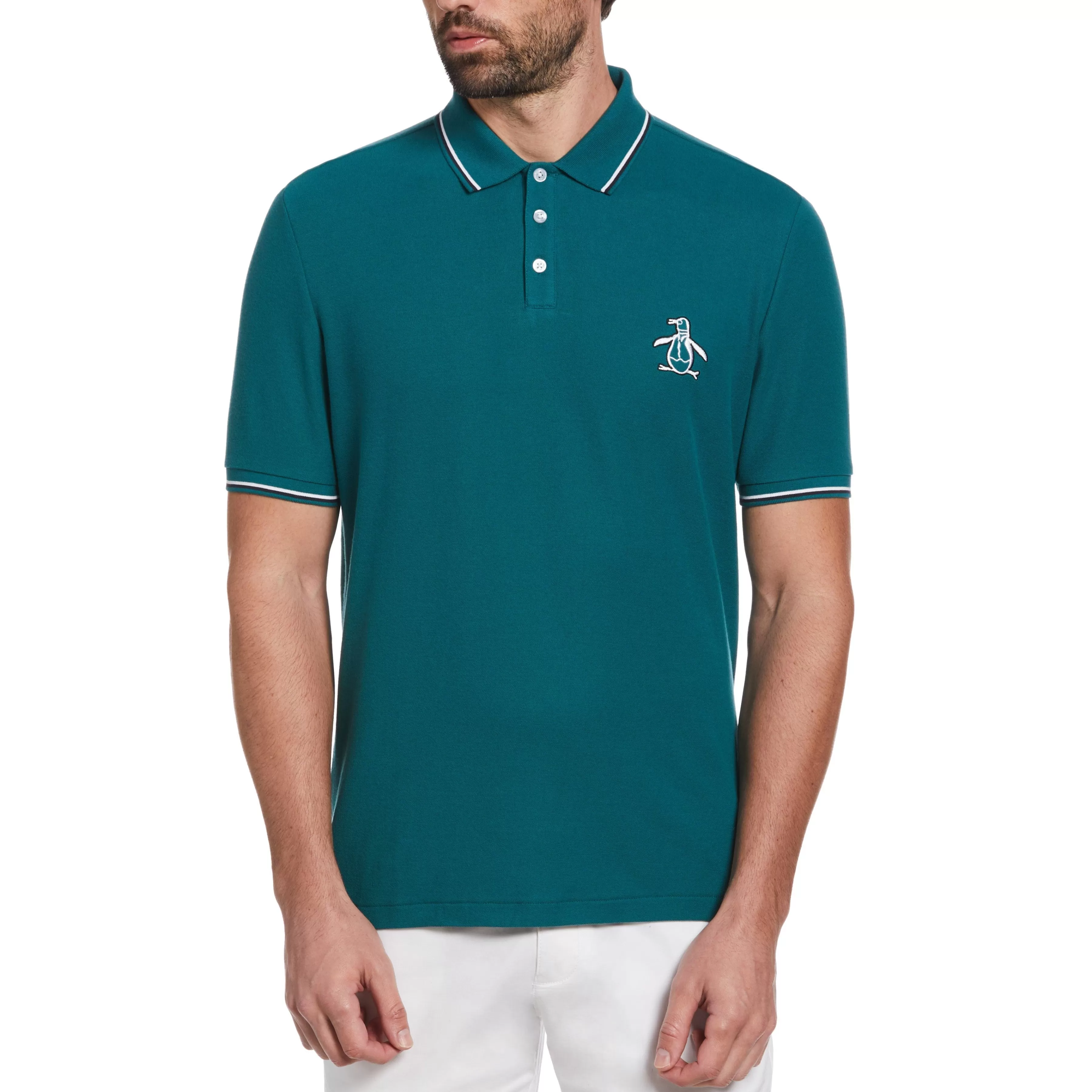 New Mega Pete Pique Polo Men Polos