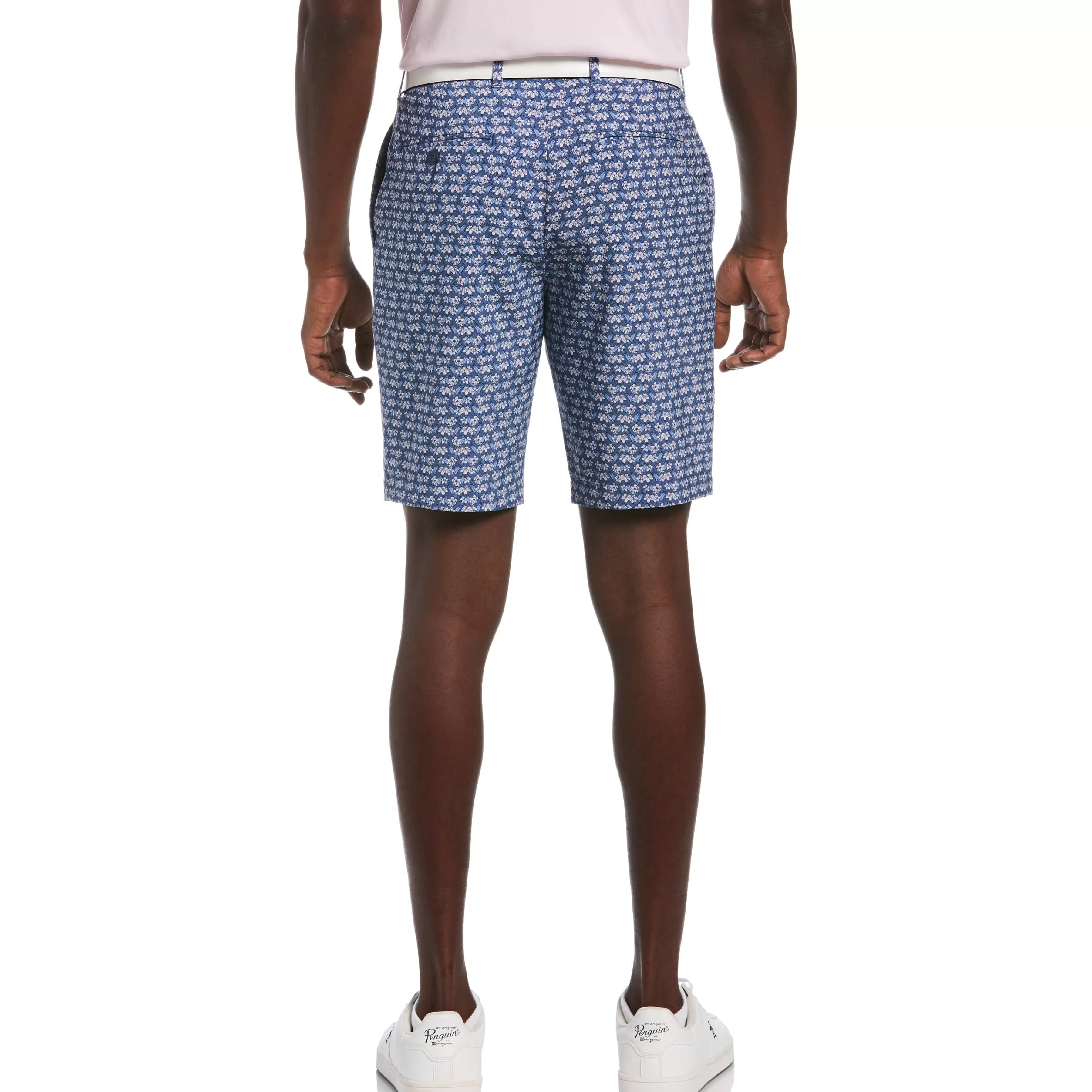Cheap Mini Floral Print Golf Short Men Shorts