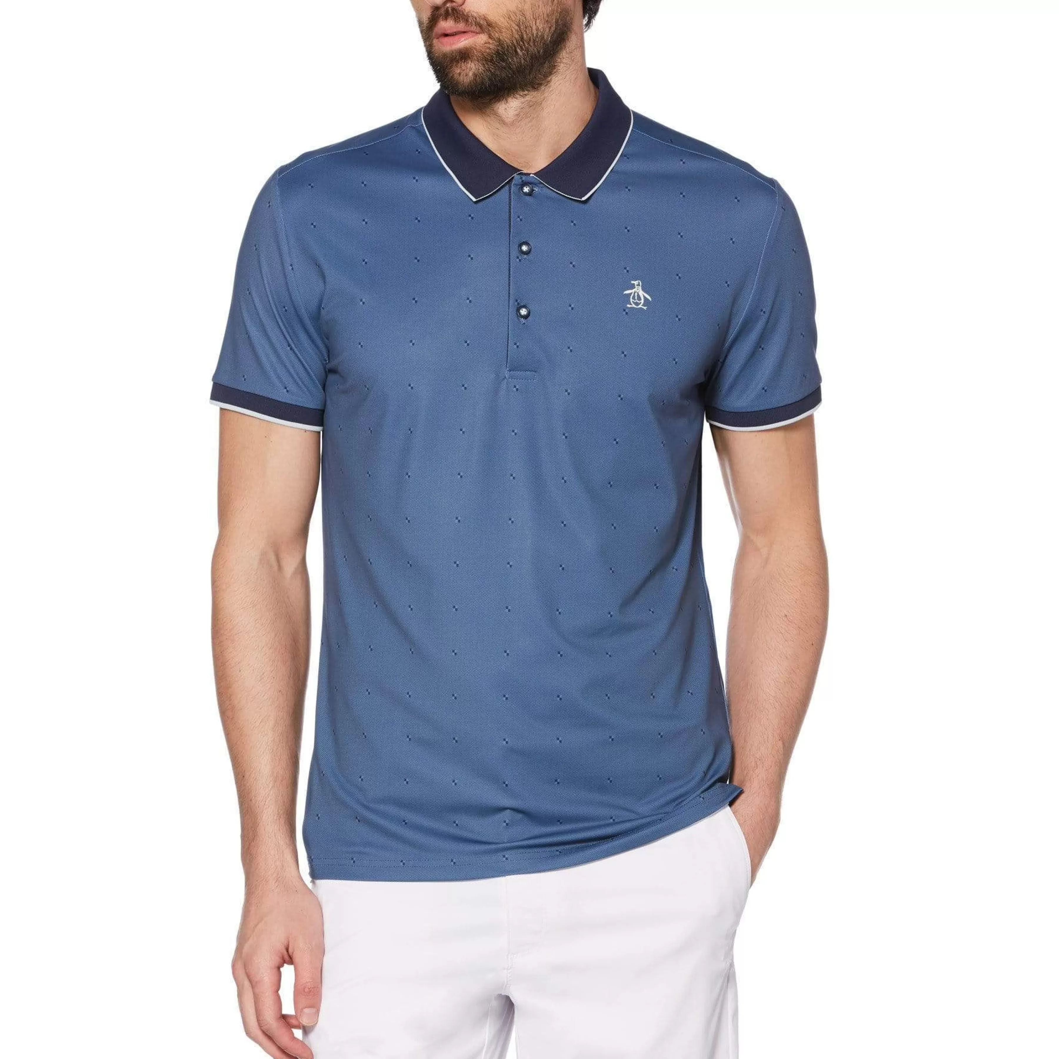 Best Mini Texture Golf Polo Men Polos