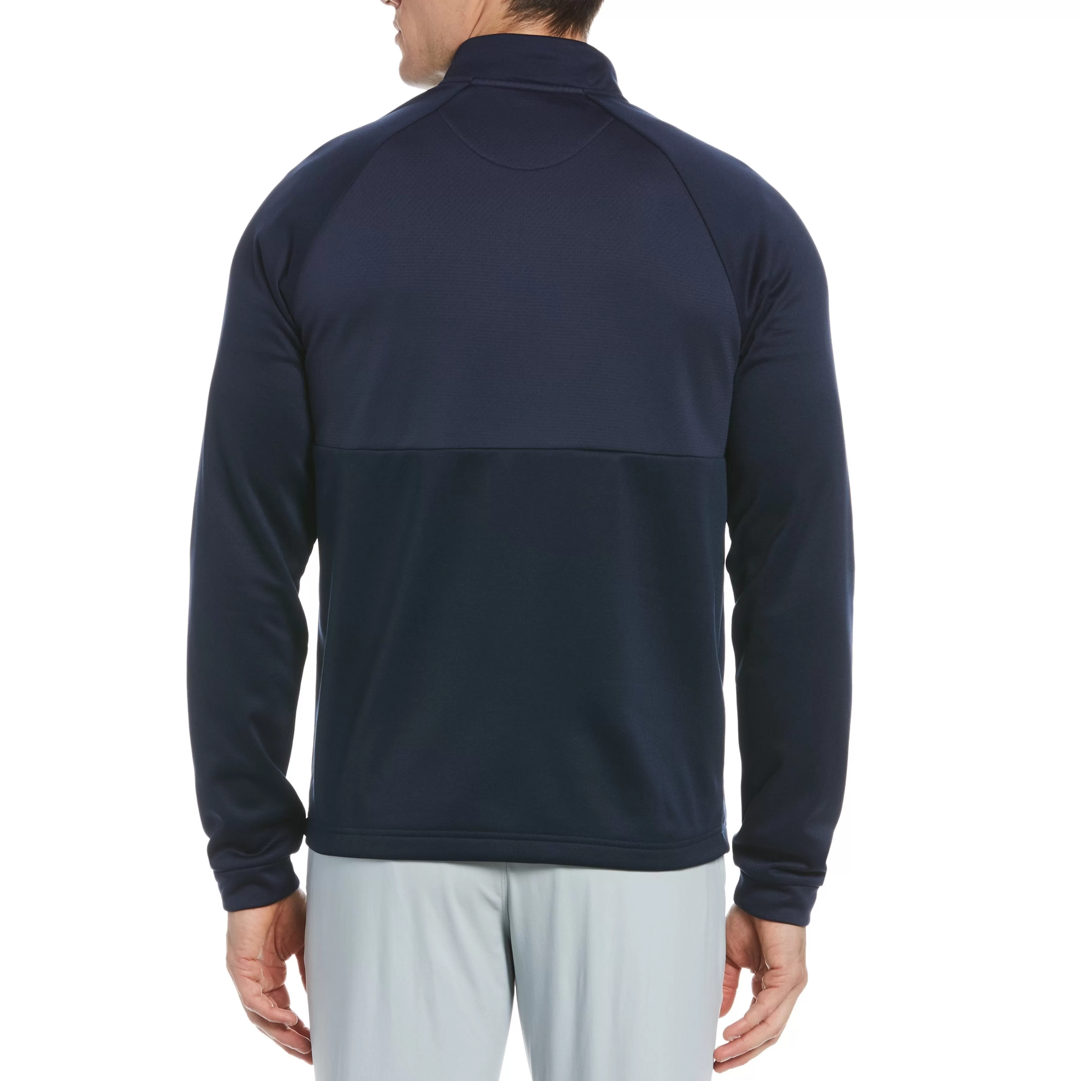 Cheap Mixed Media Quarter Zip Golf Pullover Men Jackets & Vests