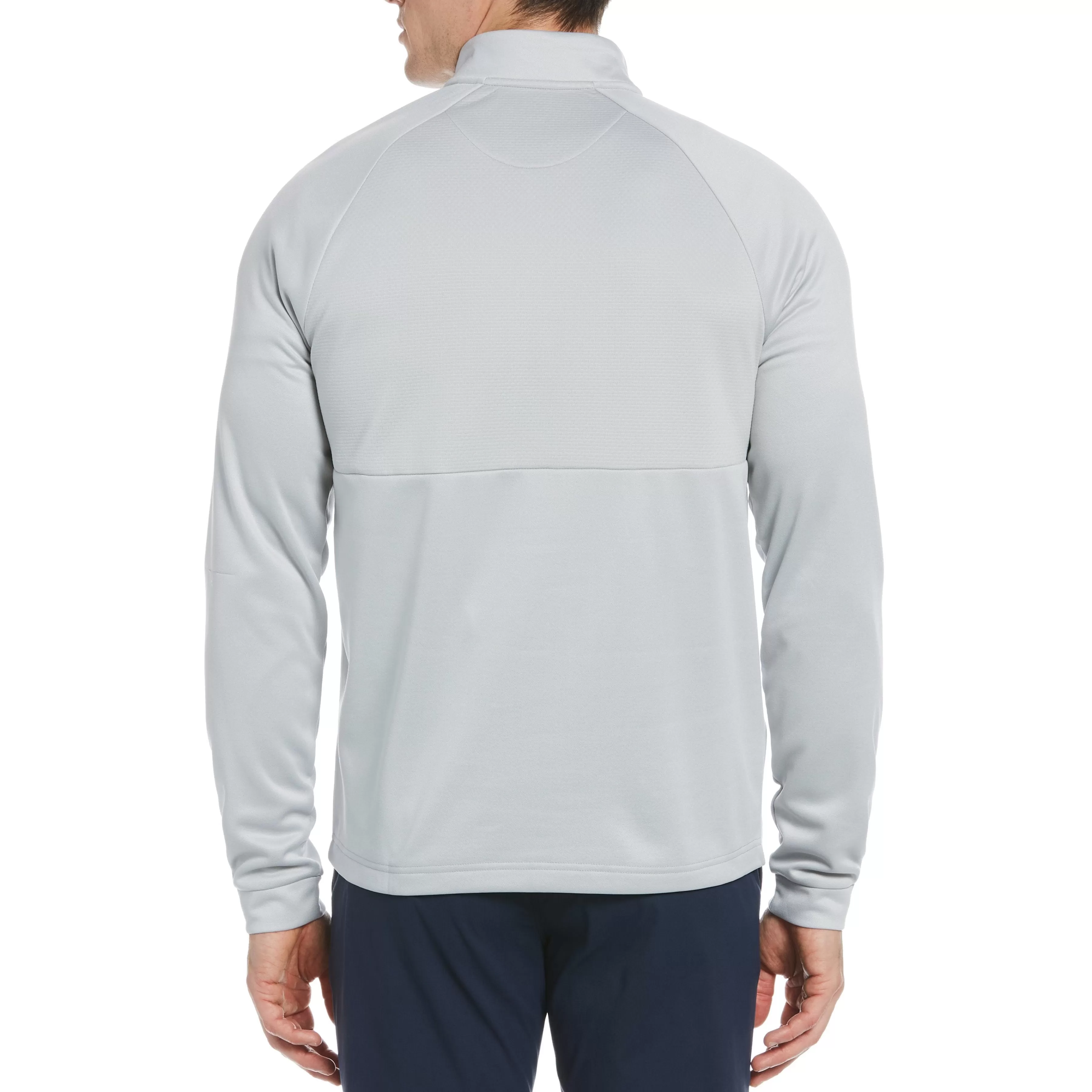 New Mixed Media Quarter Zip Golf Pullover Men Jackets & Vests