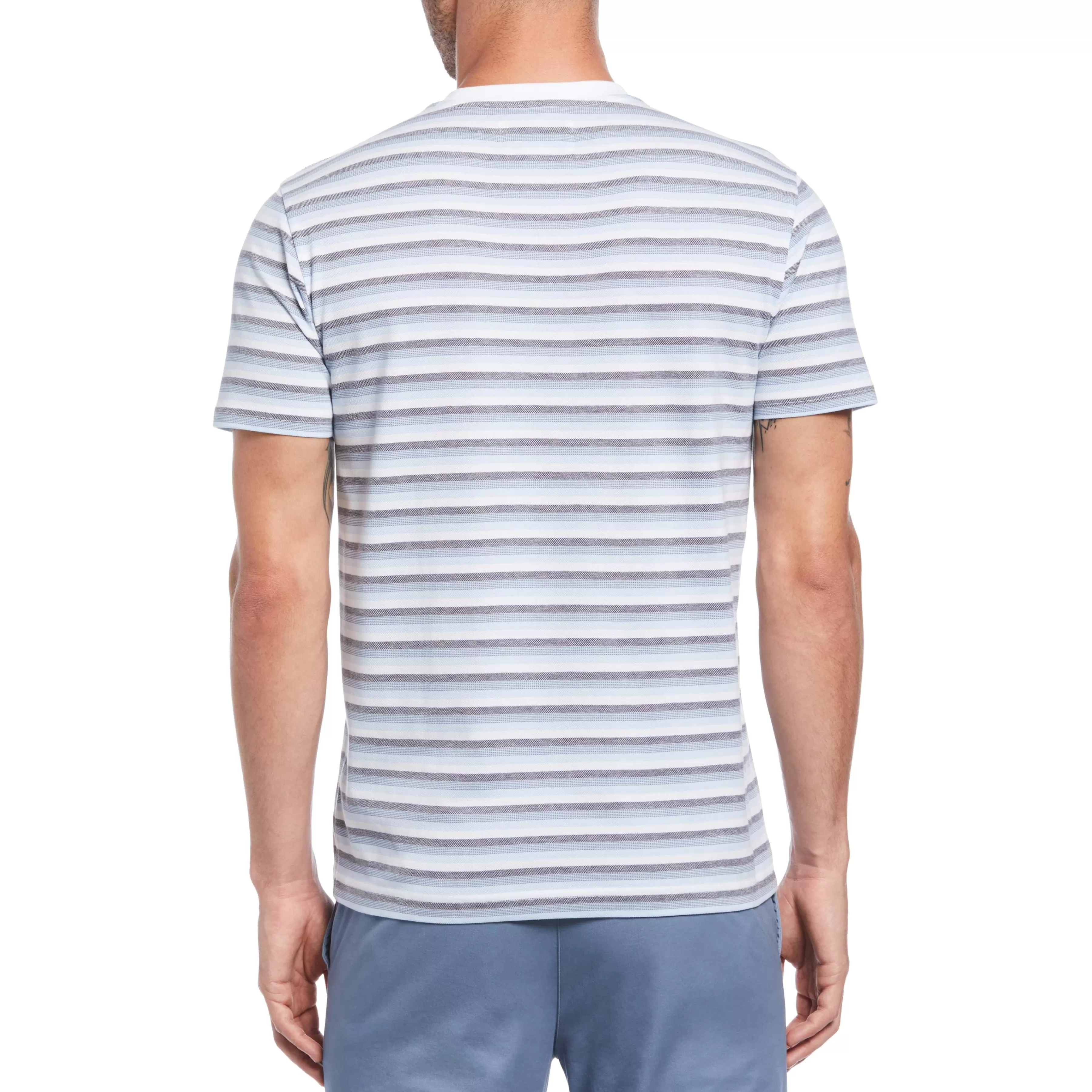 Best Multi Color Stripe Tee Men Tees