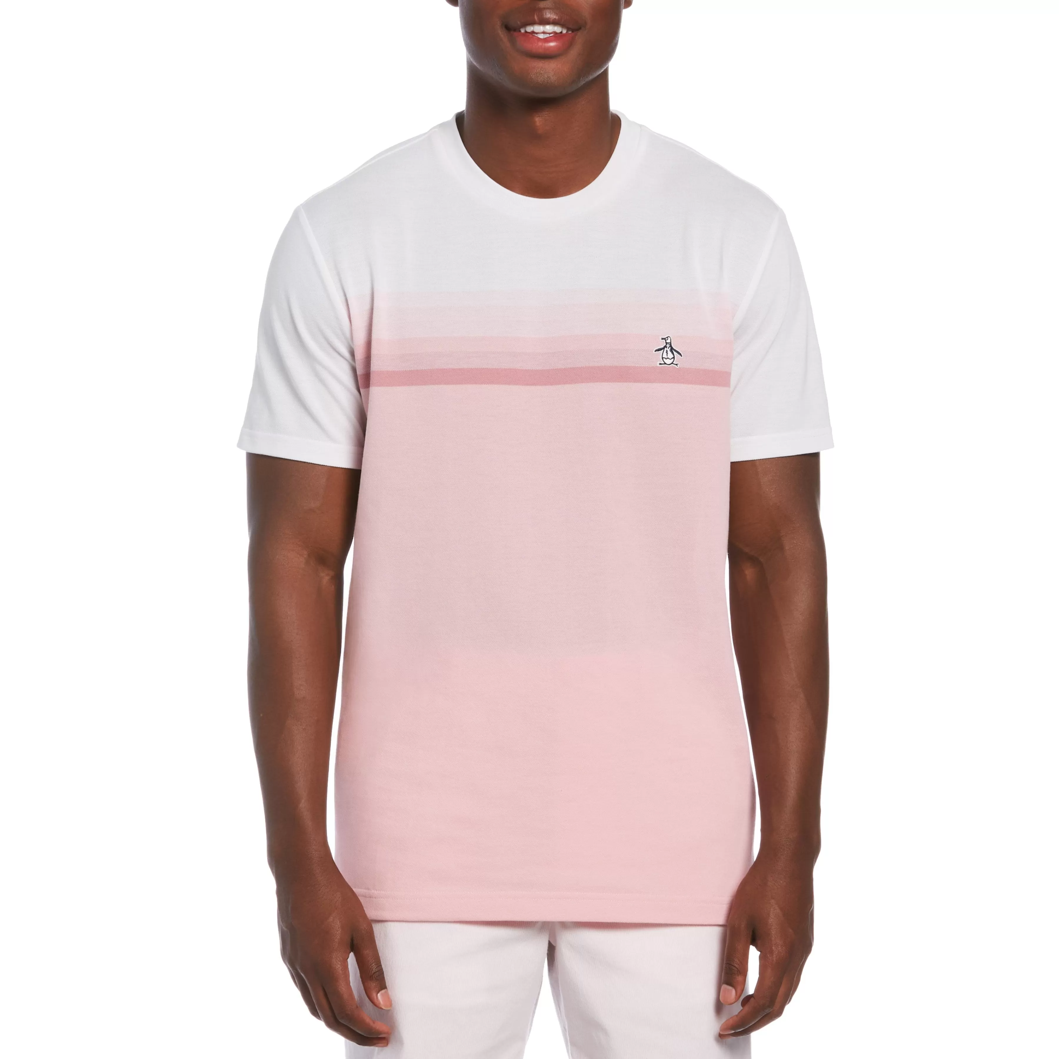 Hot Ombre Stripe Coolmax® Tee Men Tees