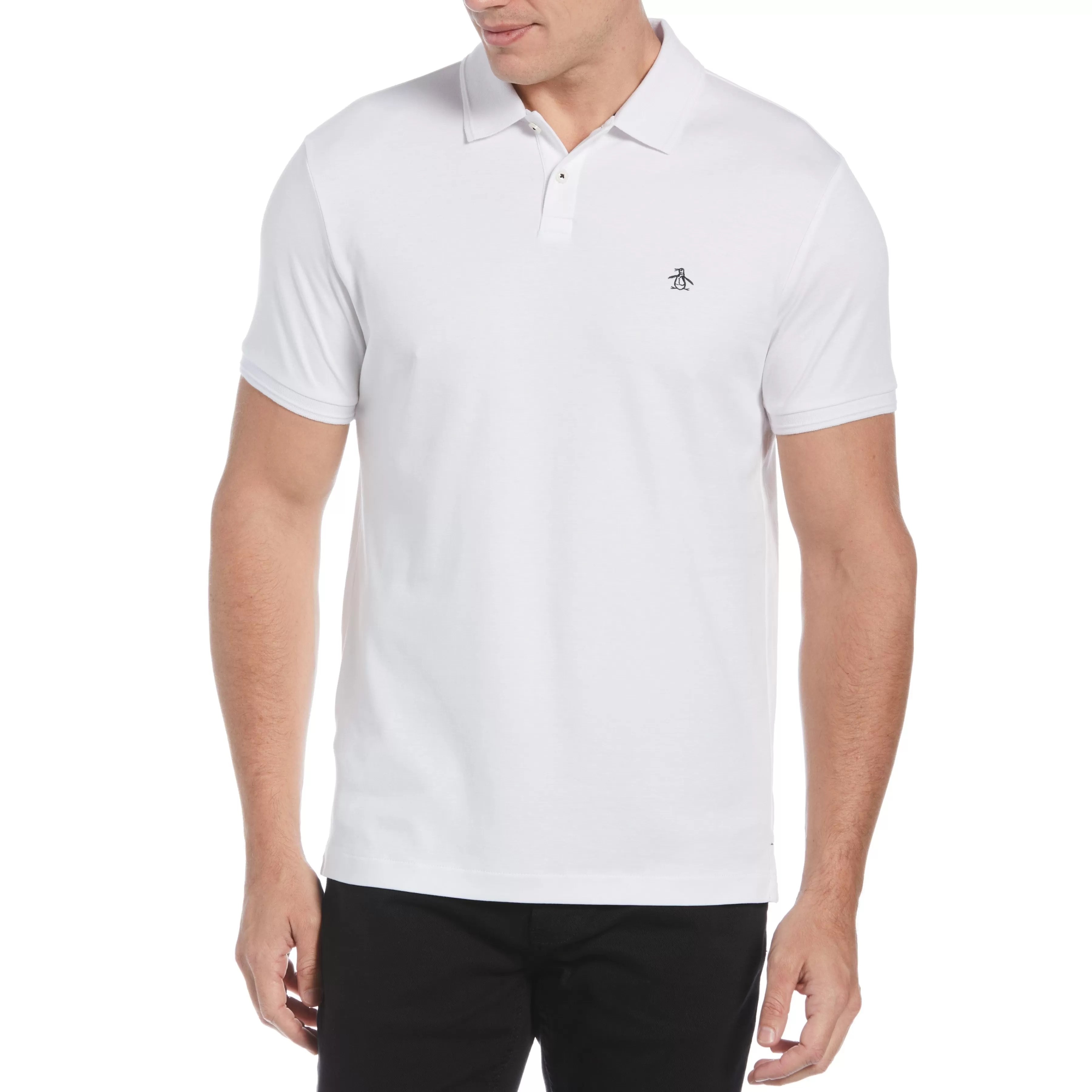 Online Organic Cotton Interlock Daddy Polo Men Polos